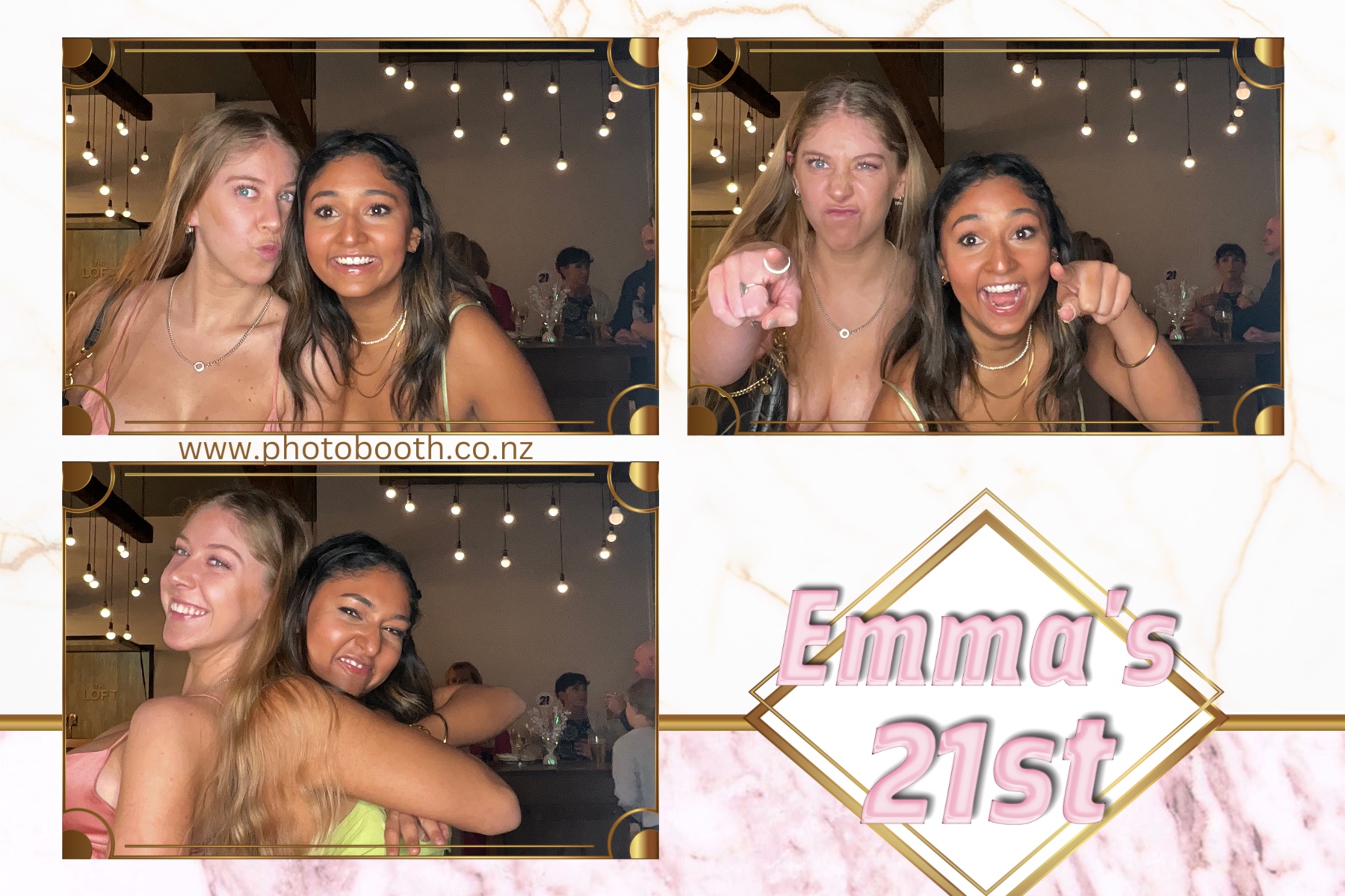 Emma 21st | View more photos from the event at gallery.photobooth.co.nz/u/SelfieCentral/Emma-21st