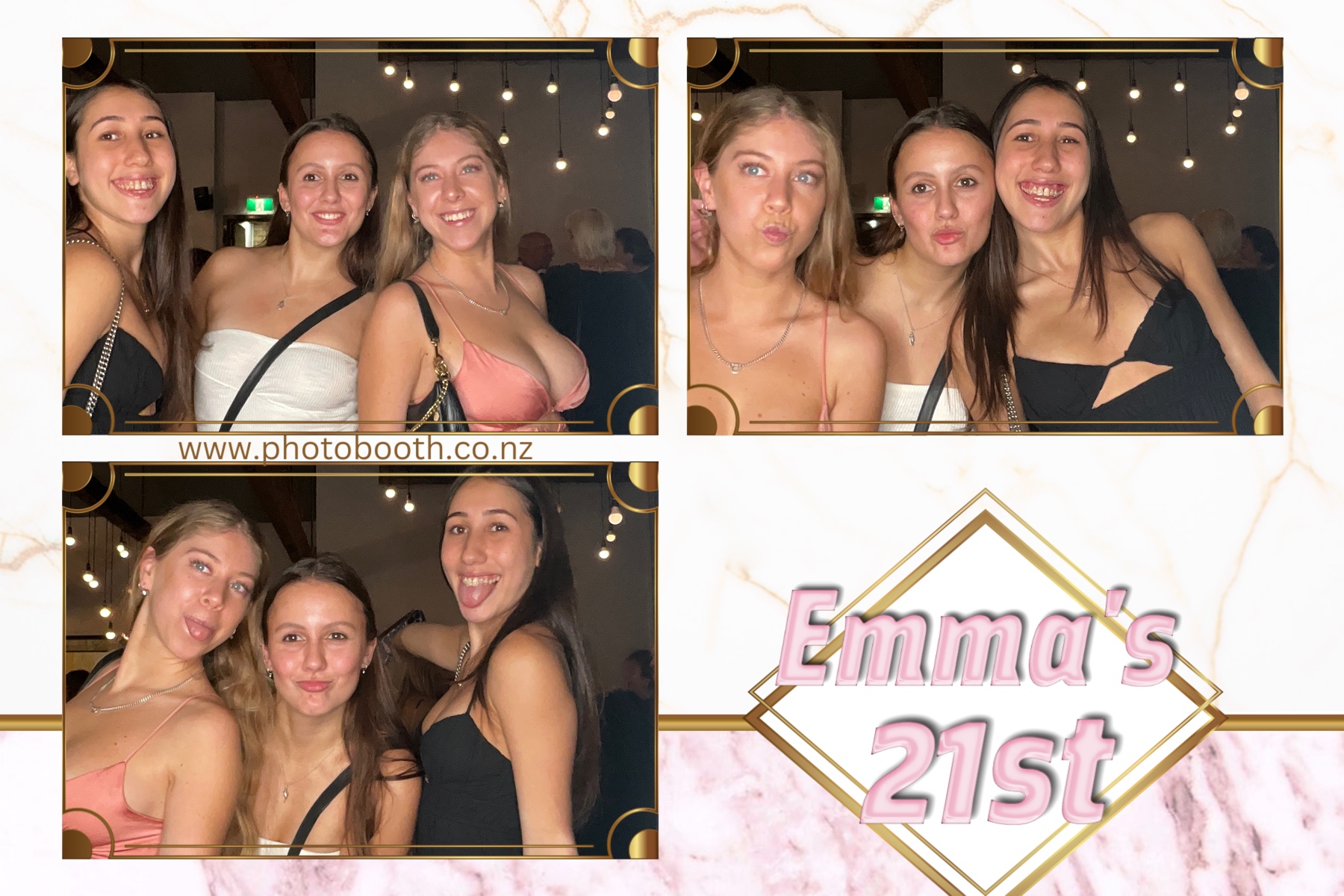 Emma 21st | View more photos from the event at gallery.photobooth.co.nz/u/SelfieCentral/Emma-21st