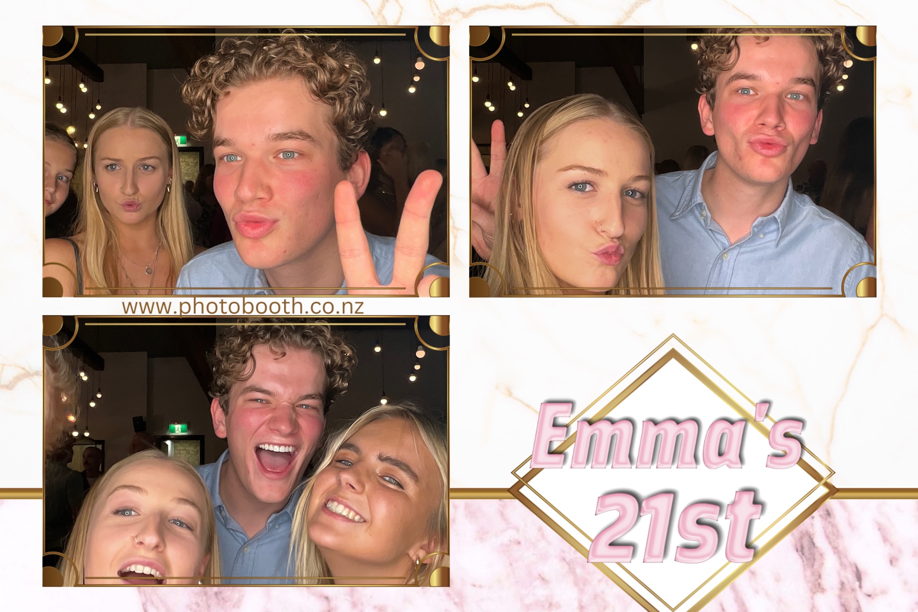Emma 21st | View more photos from the event at gallery.photobooth.co.nz/u/SelfieCentral/Emma-21st