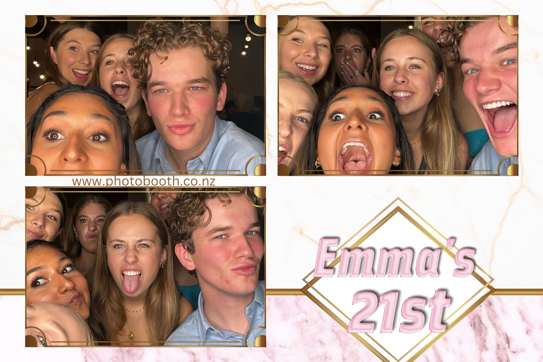 Emma 21st | View more photos from the event at gallery.photobooth.co.nz/u/SelfieCentral/Emma-21st