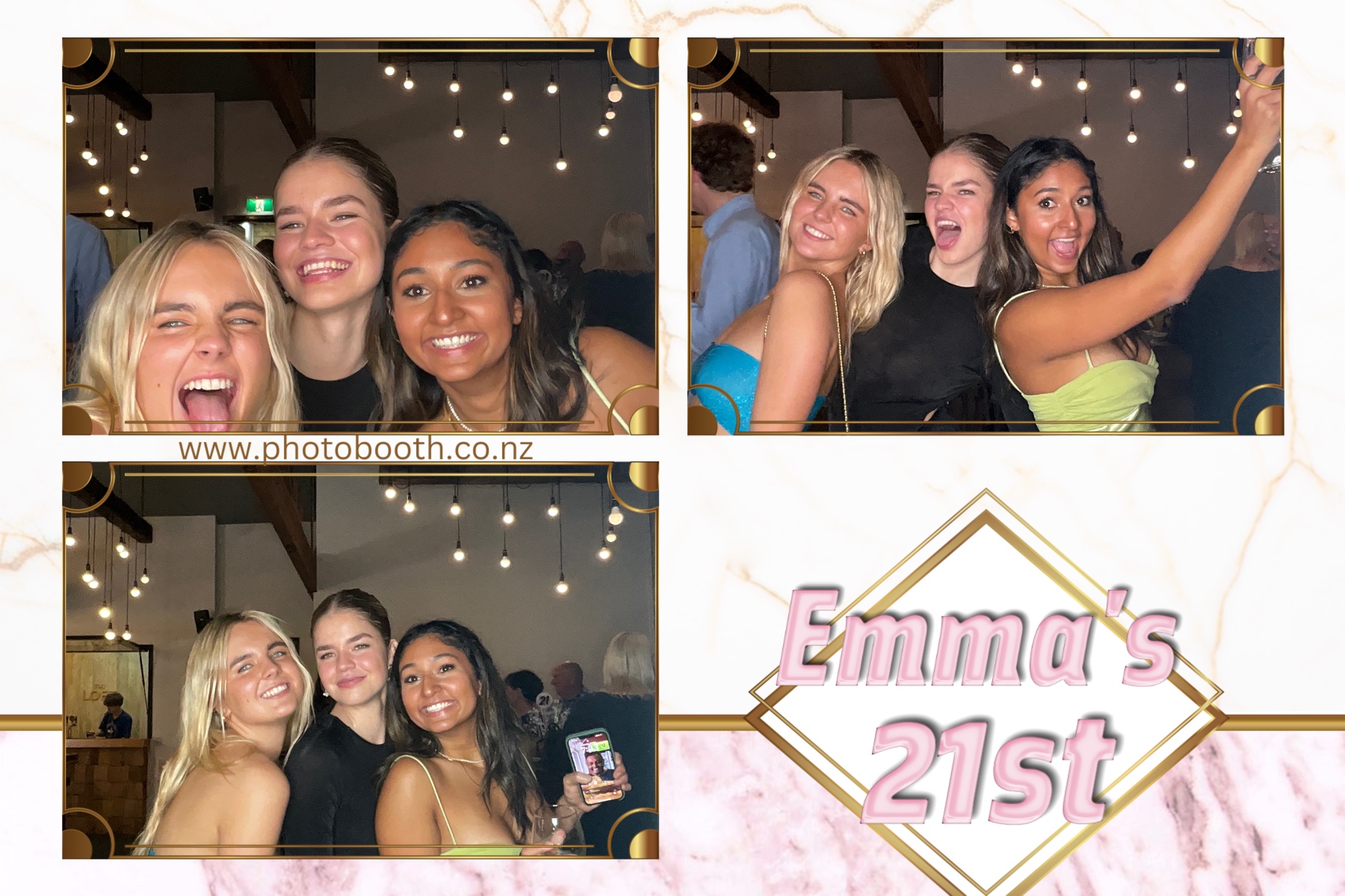 Emma 21st | View more photos from the event at gallery.photobooth.co.nz/u/SelfieCentral/Emma-21st
