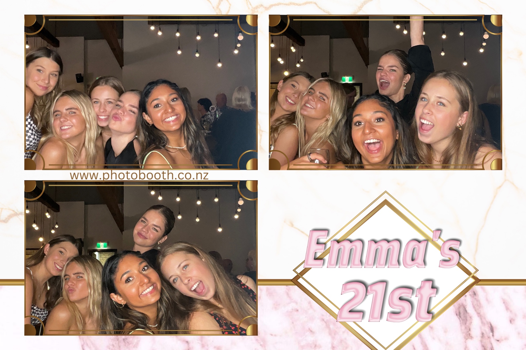 Emma 21st | View more photos from the event at gallery.photobooth.co.nz/u/SelfieCentral/Emma-21st