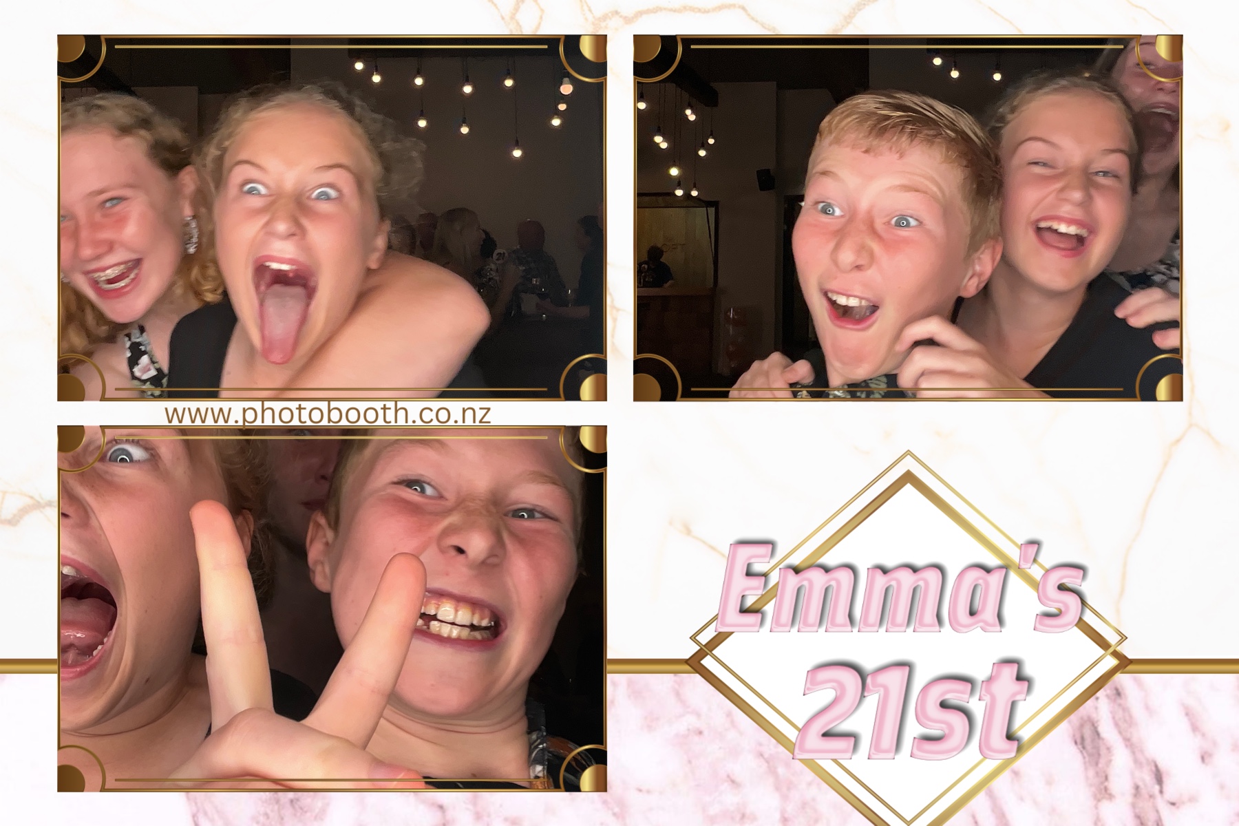 Emma 21st | View more photos from the event at gallery.photobooth.co.nz/u/SelfieCentral/Emma-21st