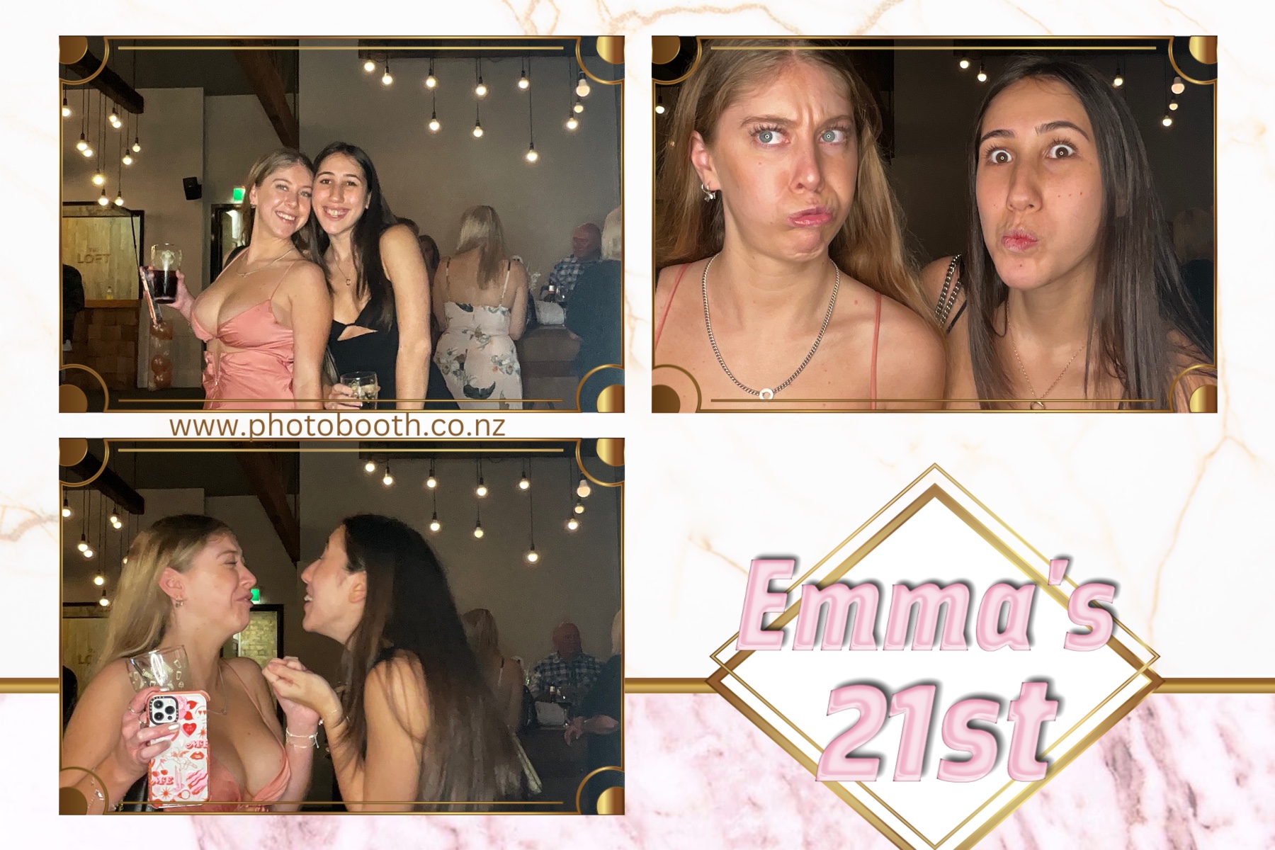 Emma 21st | View more photos from the event at gallery.photobooth.co.nz/u/SelfieCentral/Emma-21st