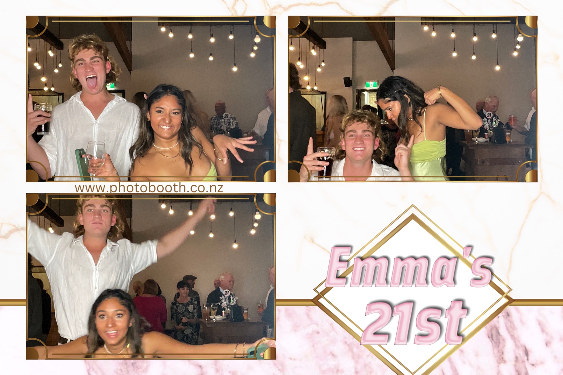 Emma 21st | View more photos from the event at gallery.photobooth.co.nz/u/SelfieCentral/Emma-21st