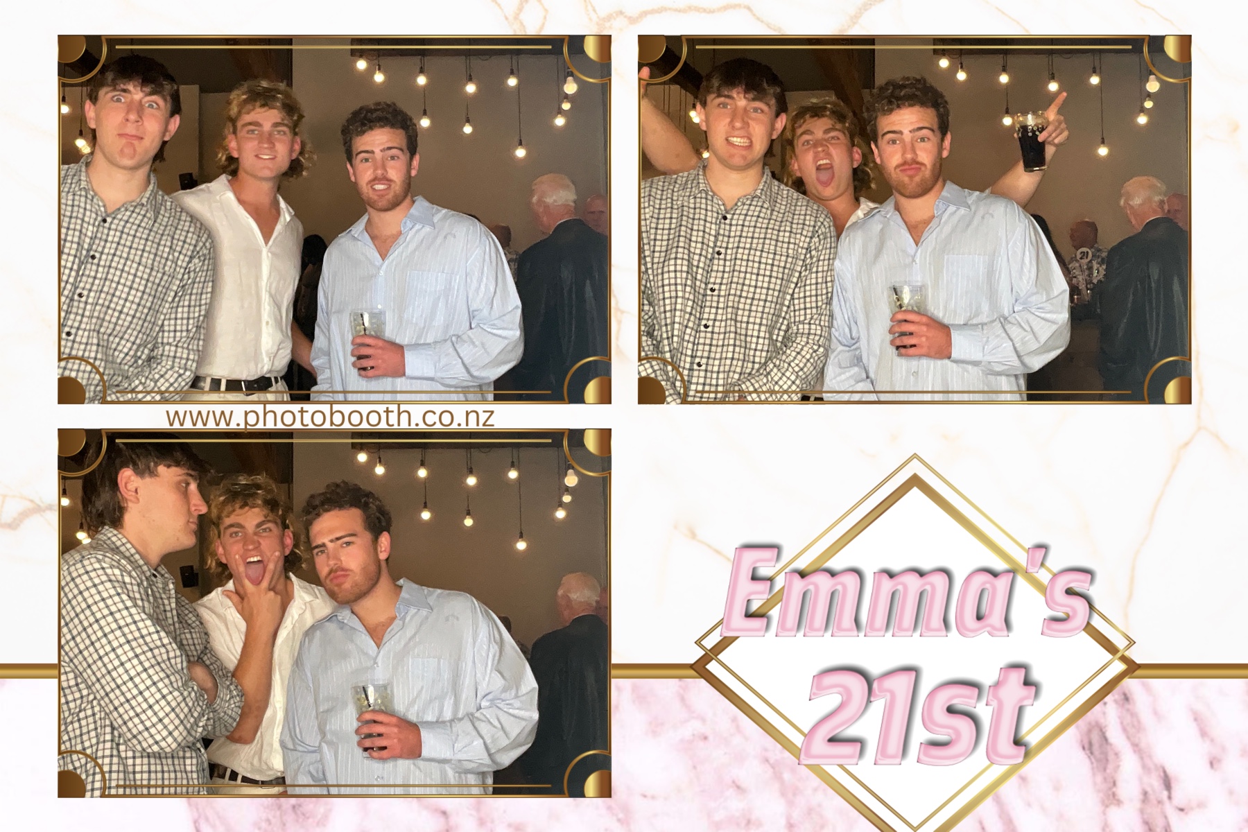 Emma 21st | View more photos from the event at gallery.photobooth.co.nz/u/SelfieCentral/Emma-21st