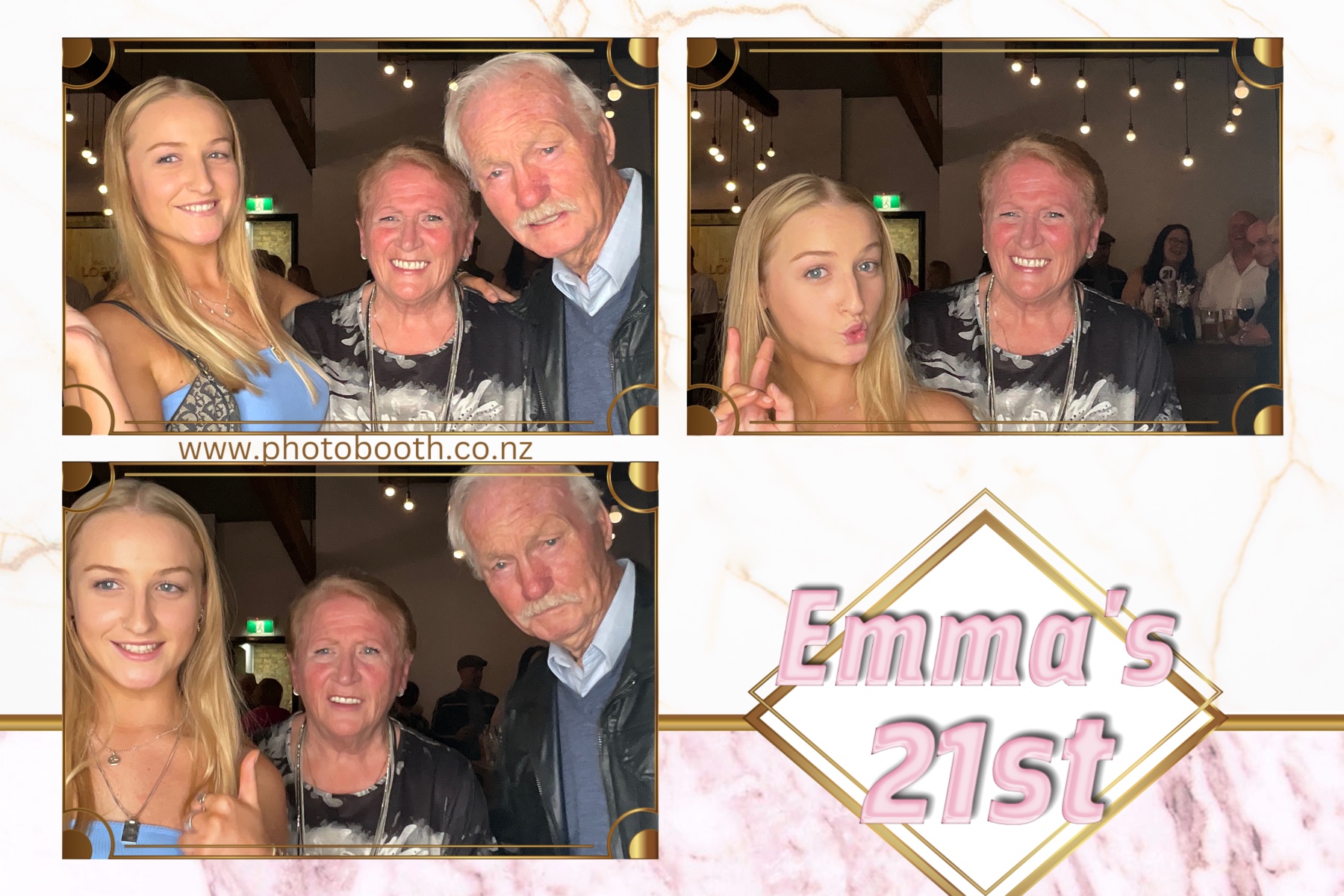 Emma 21st | View more photos from the event at gallery.photobooth.co.nz/u/SelfieCentral/Emma-21st