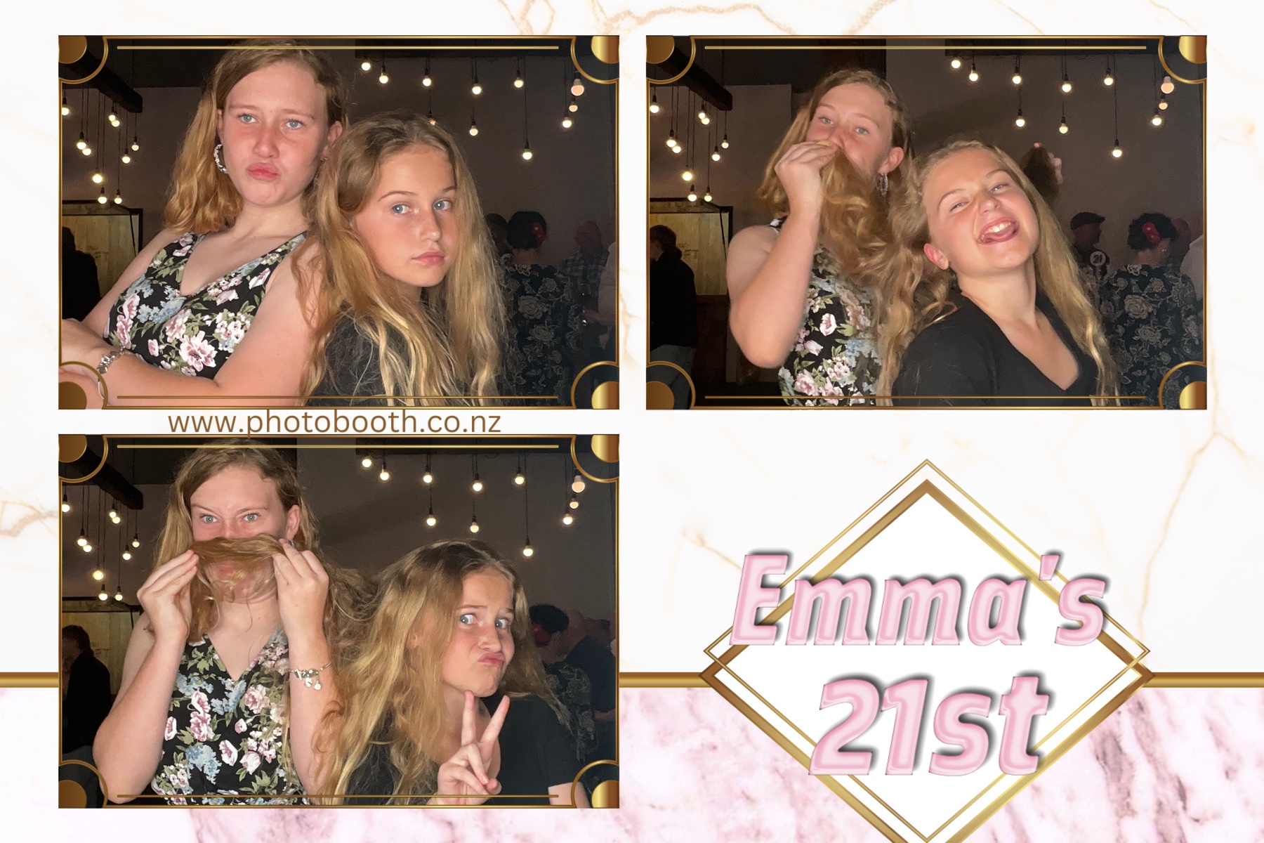 Emma 21st | View more photos from the event at gallery.photobooth.co.nz/u/SelfieCentral/Emma-21st