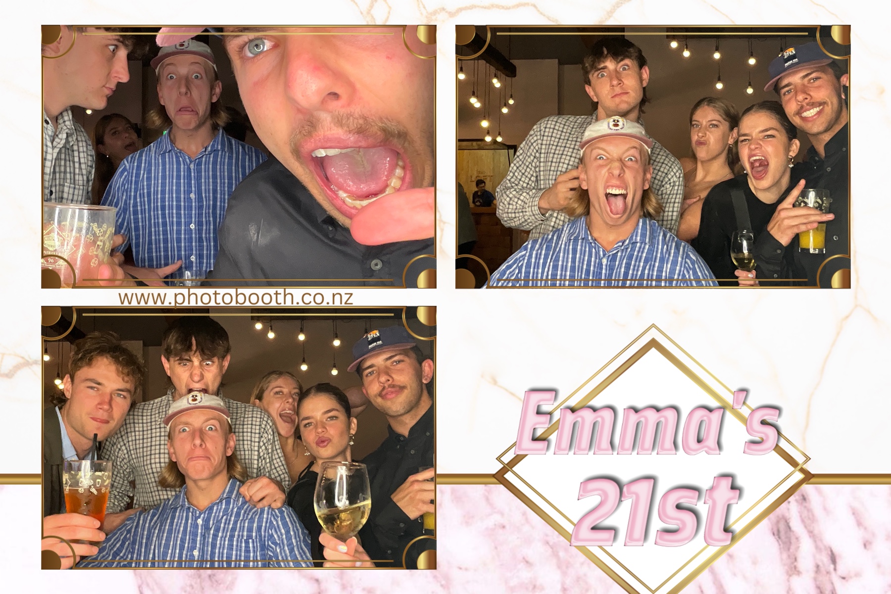 Emma 21st | View more photos from the event at gallery.photobooth.co.nz/u/SelfieCentral/Emma-21st