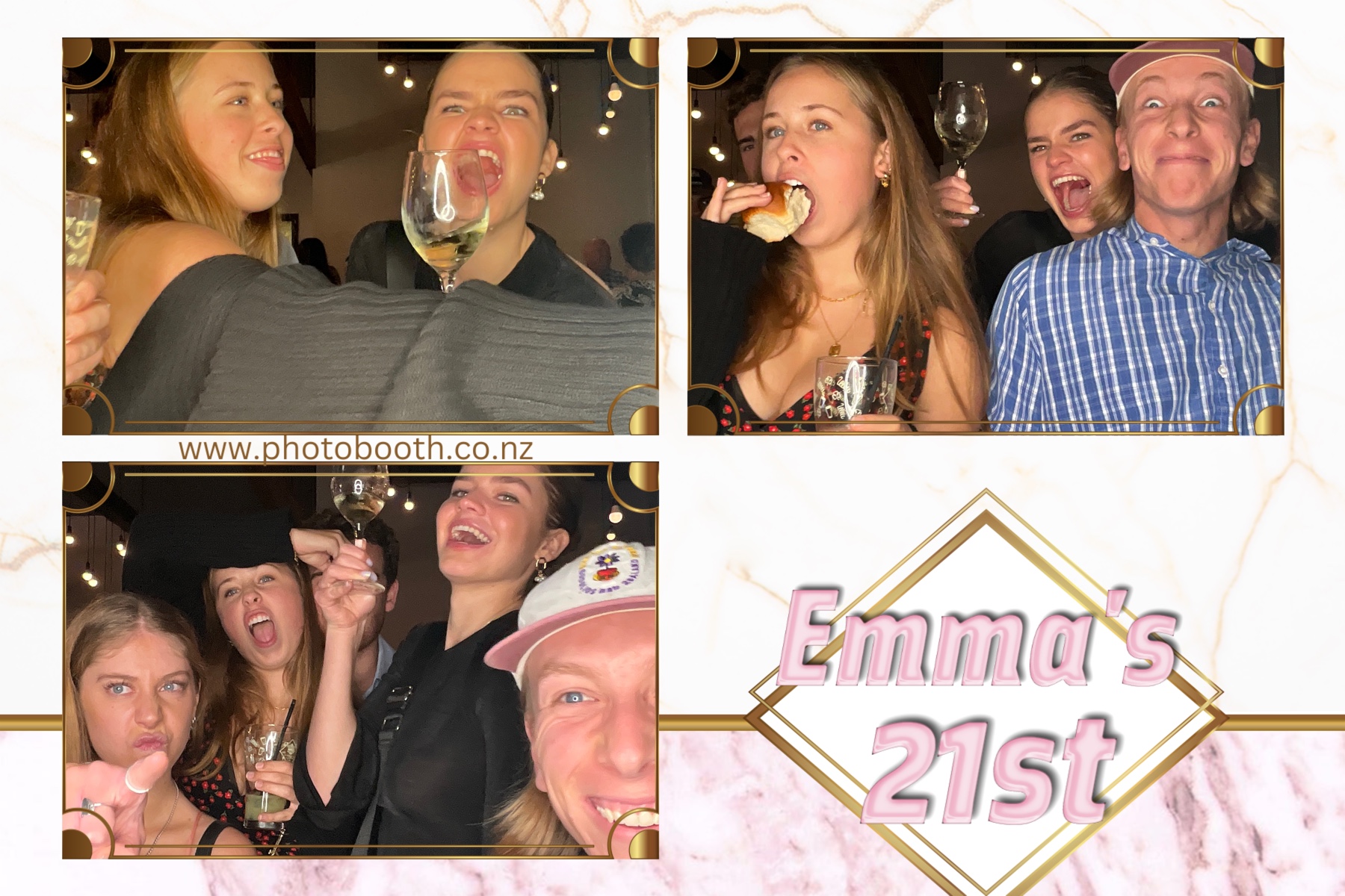 Emma 21st | View more photos from the event at gallery.photobooth.co.nz/u/SelfieCentral/Emma-21st
