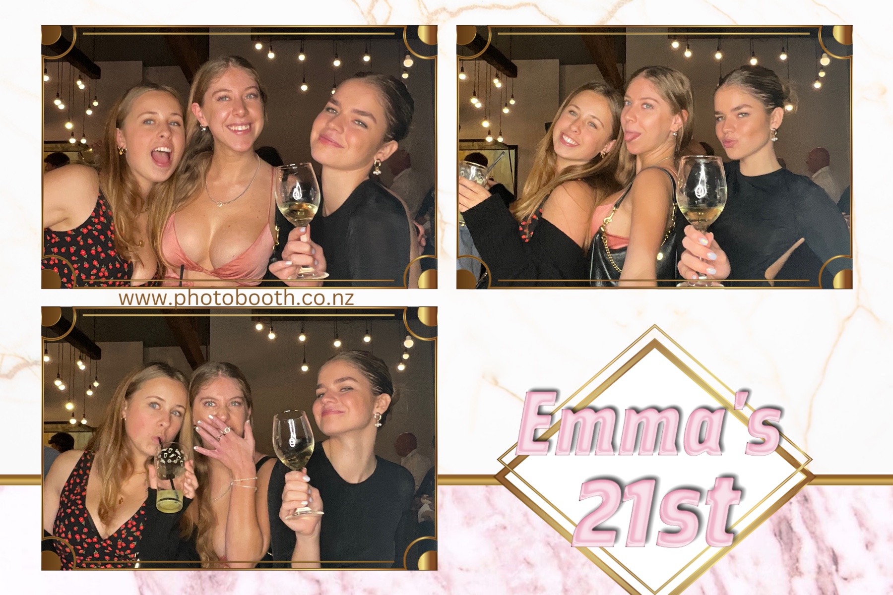 Emma 21st | View more photos from the event at gallery.photobooth.co.nz/u/SelfieCentral/Emma-21st