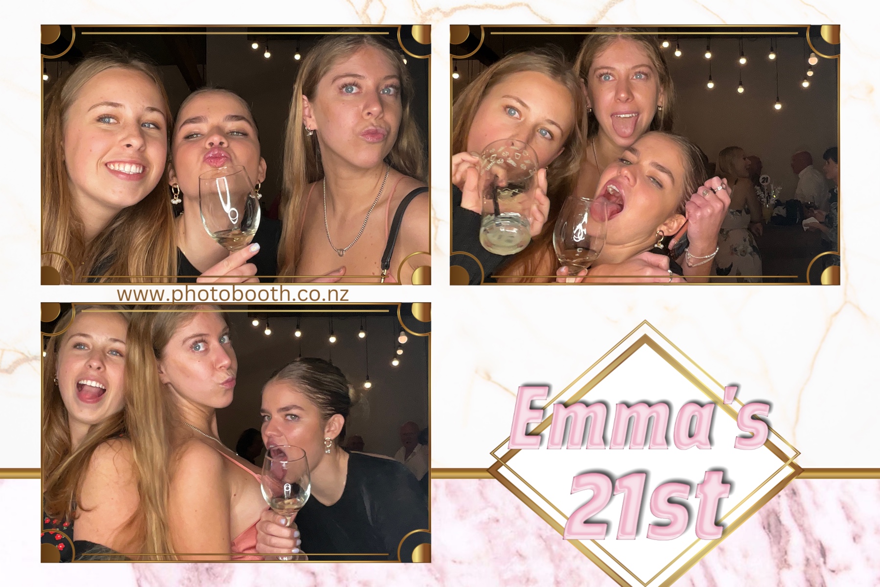Emma 21st | View more photos from the event at gallery.photobooth.co.nz/u/SelfieCentral/Emma-21st