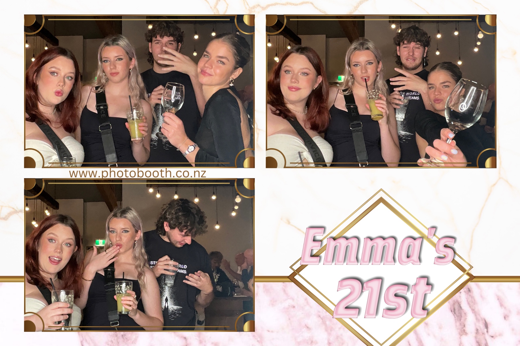 Emma 21st | View more photos from the event at gallery.photobooth.co.nz/u/SelfieCentral/Emma-21st