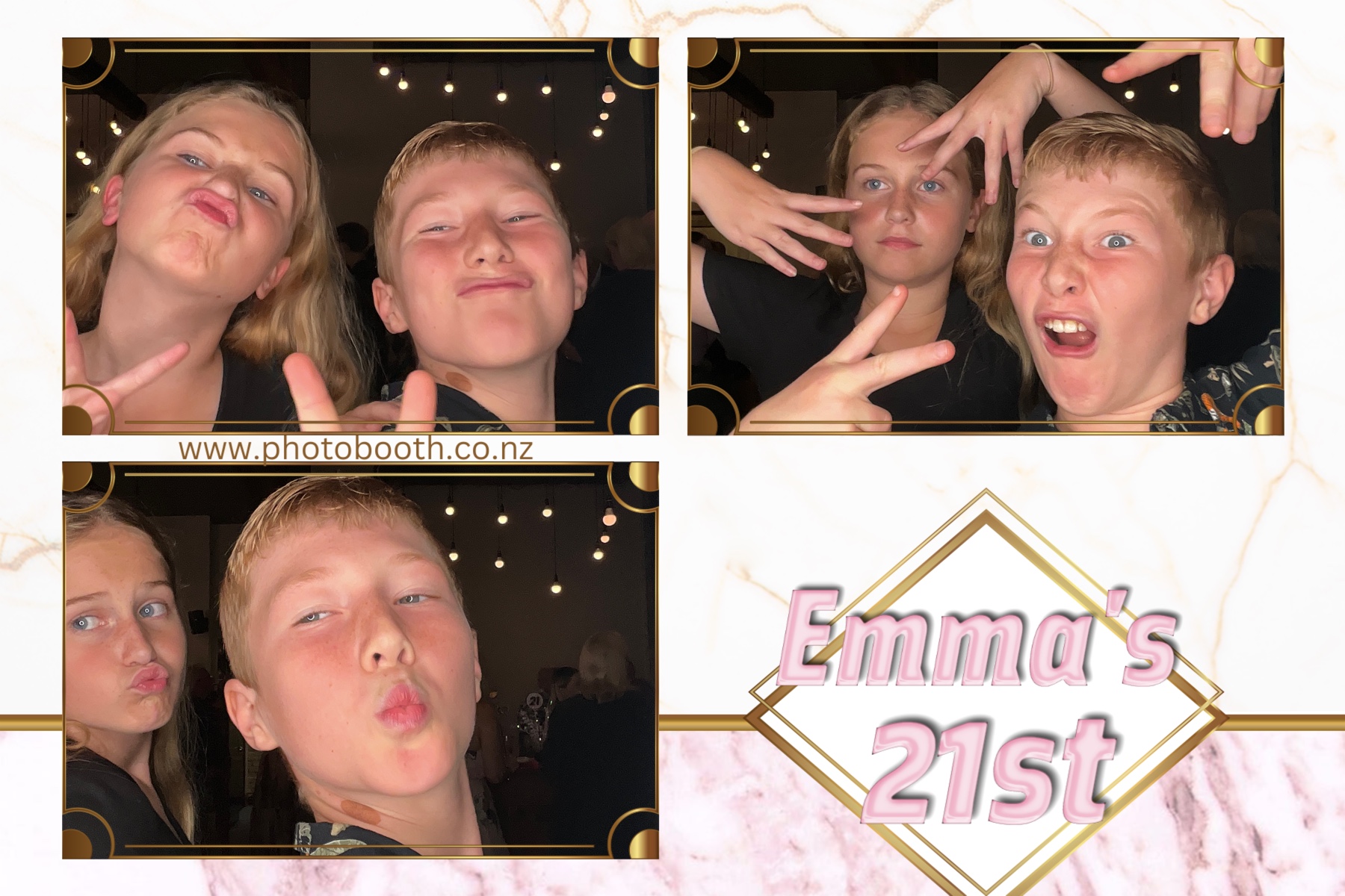 Emma 21st | View more photos from the event at gallery.photobooth.co.nz/u/SelfieCentral/Emma-21st