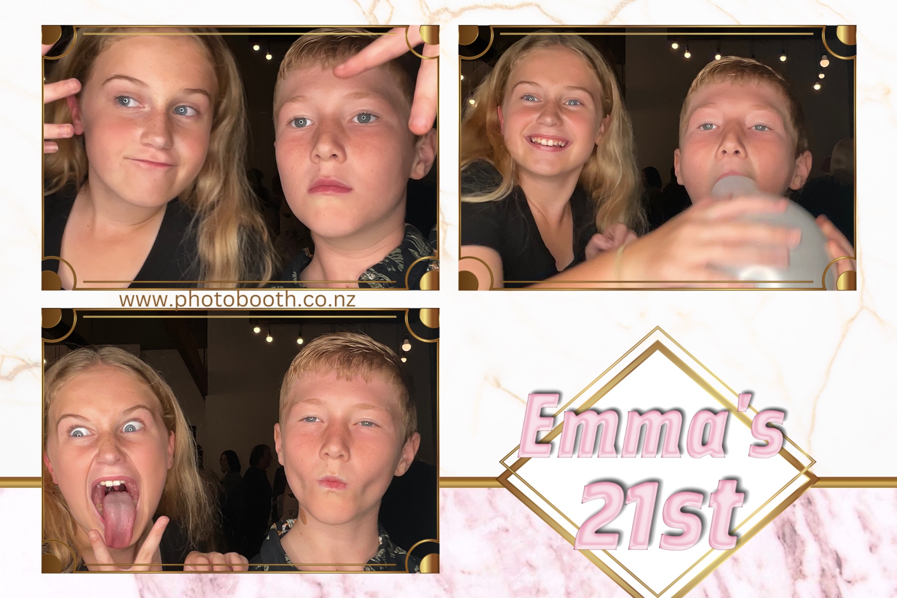 Emma 21st | View more photos from the event at gallery.photobooth.co.nz/u/SelfieCentral/Emma-21st