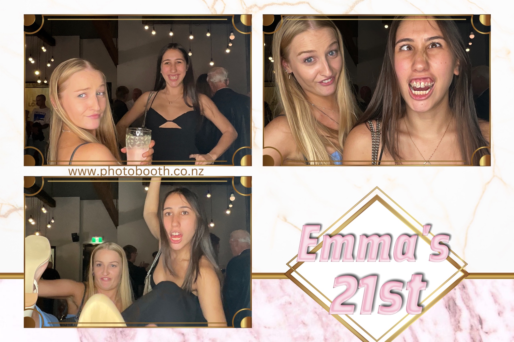 Emma 21st | View more photos from the event at gallery.photobooth.co.nz/u/SelfieCentral/Emma-21st