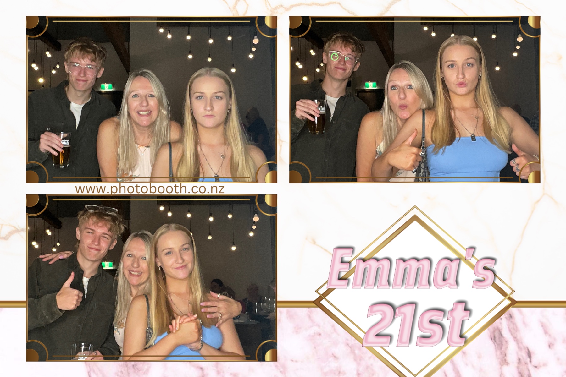 Emma 21st | View more photos from the event at gallery.photobooth.co.nz/u/SelfieCentral/Emma-21st