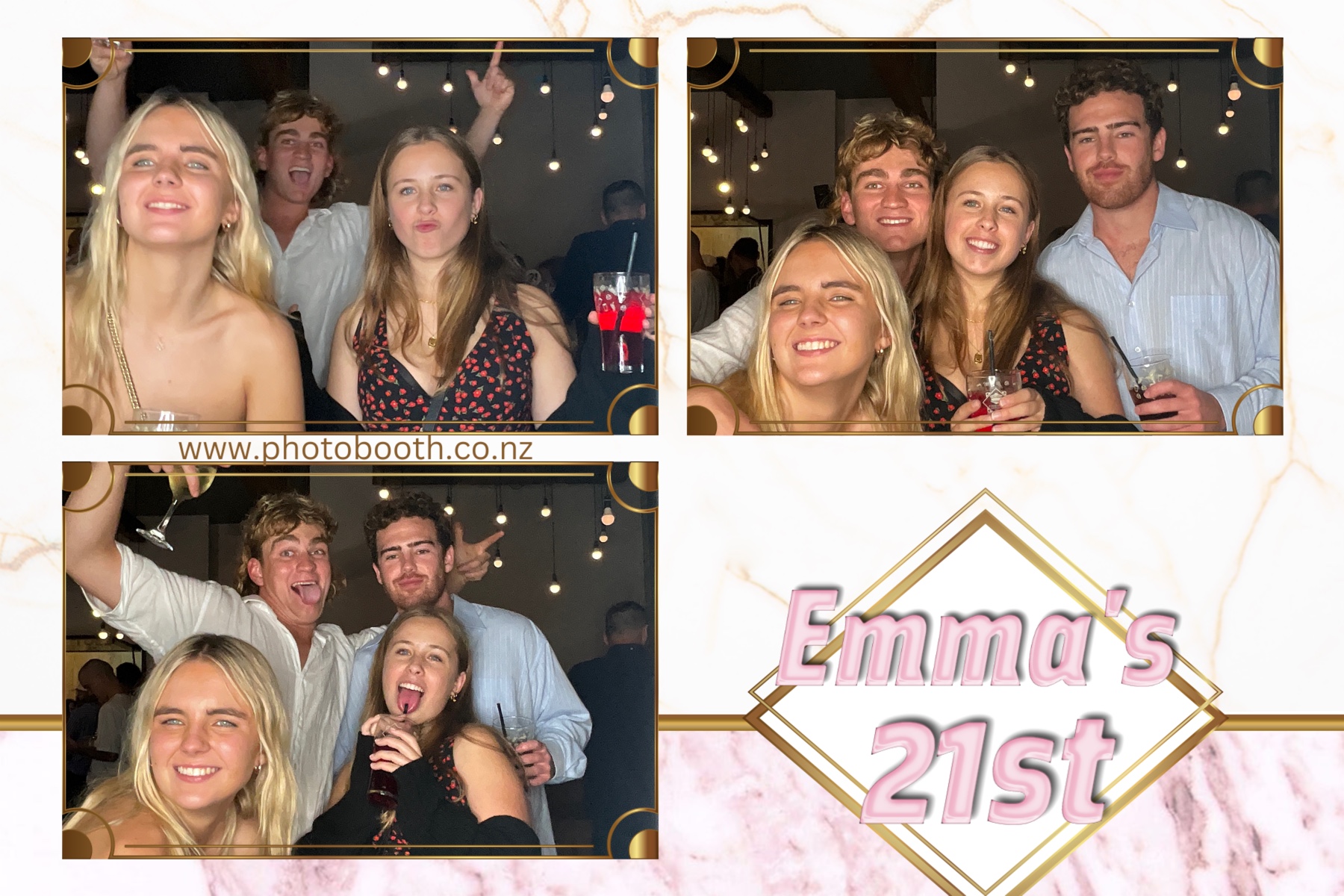 Emma 21st | View more photos from the event at gallery.photobooth.co.nz/u/SelfieCentral/Emma-21st