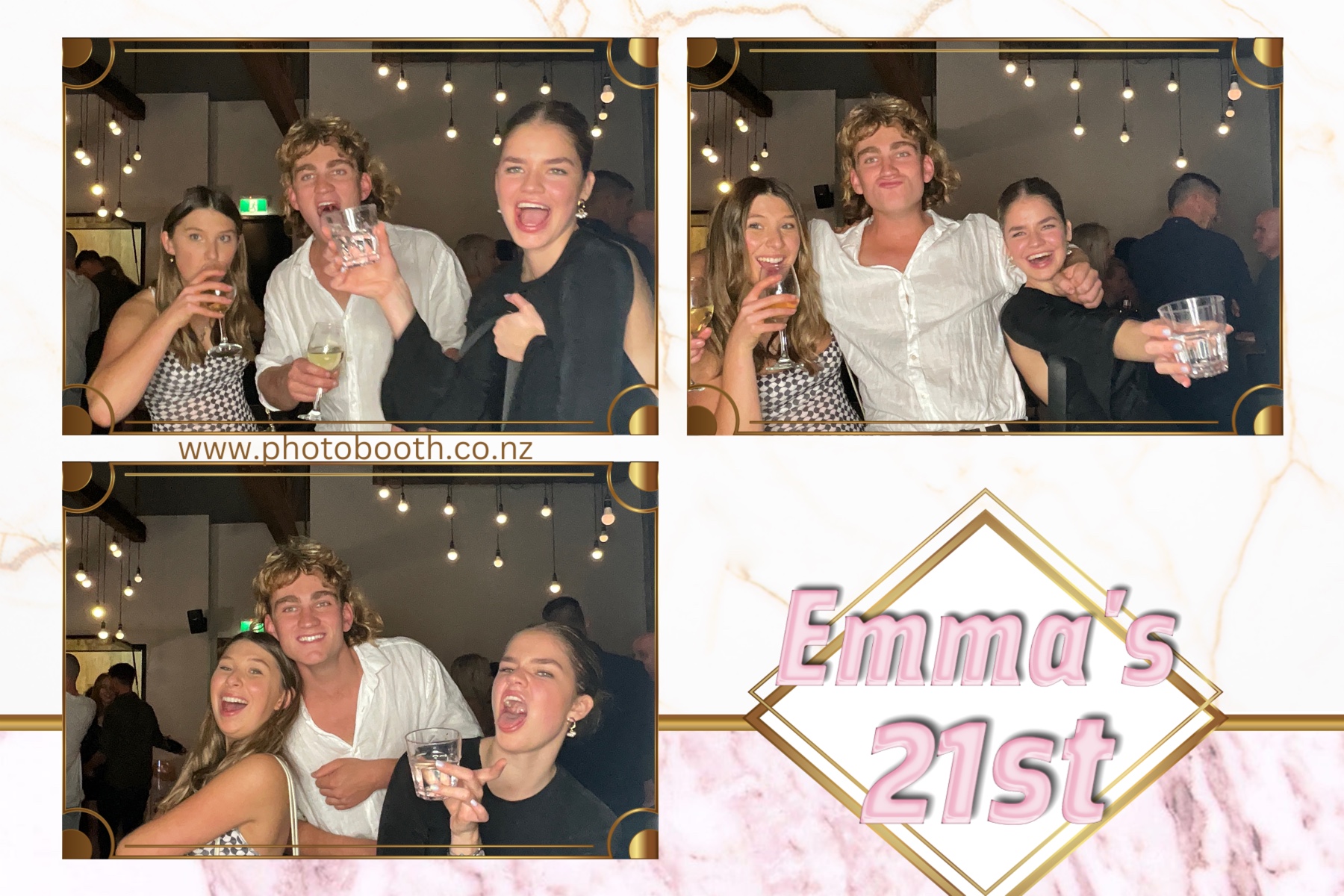 Emma 21st | View more photos from the event at gallery.photobooth.co.nz/u/SelfieCentral/Emma-21st