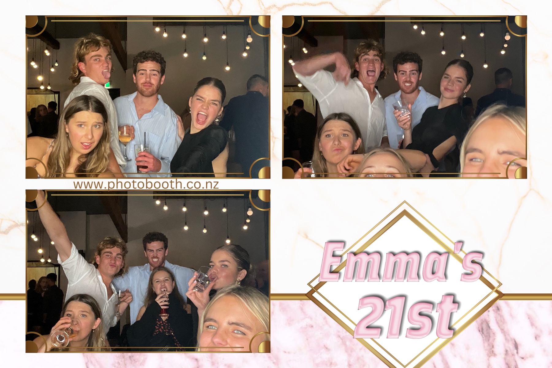 Emma 21st | View more photos from the event at gallery.photobooth.co.nz/u/SelfieCentral/Emma-21st