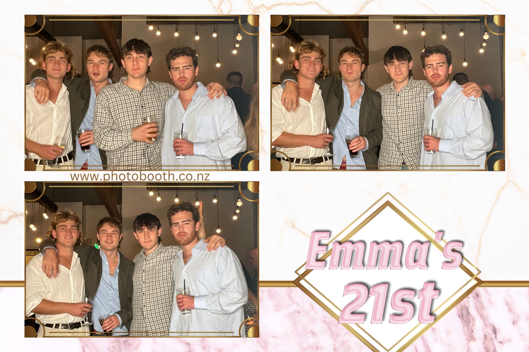 Emma 21st | View more photos from the event at gallery.photobooth.co.nz/u/SelfieCentral/Emma-21st