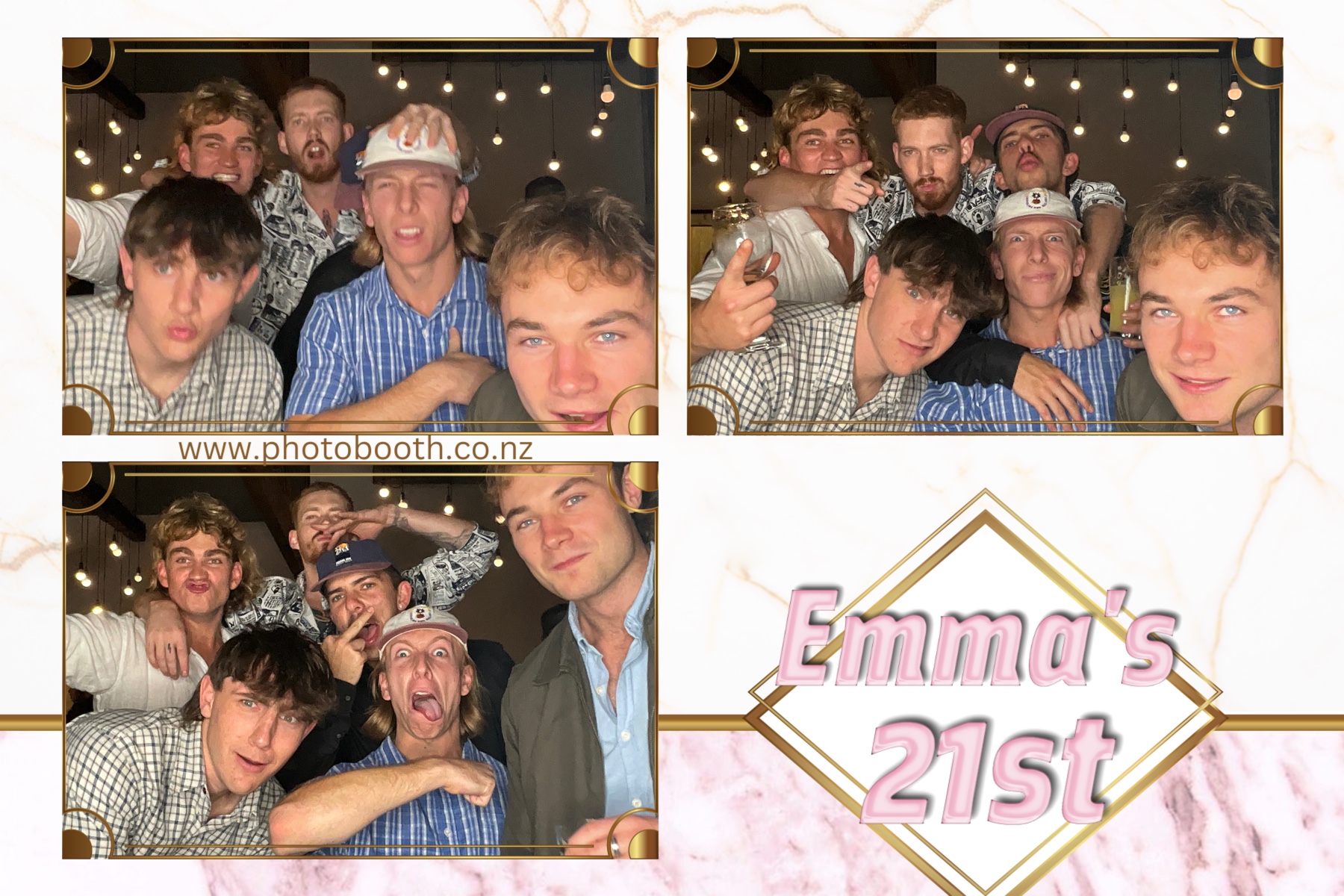 Emma 21st | View more photos from the event at gallery.photobooth.co.nz/u/SelfieCentral/Emma-21st