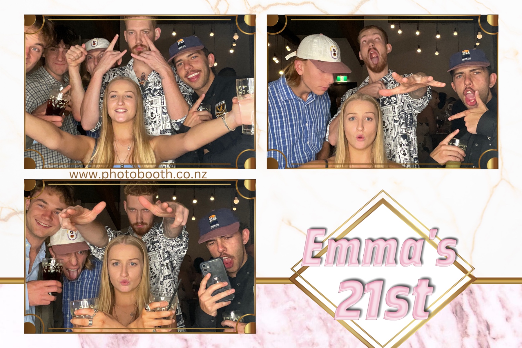 Emma 21st | View more photos from the event at gallery.photobooth.co.nz/u/SelfieCentral/Emma-21st