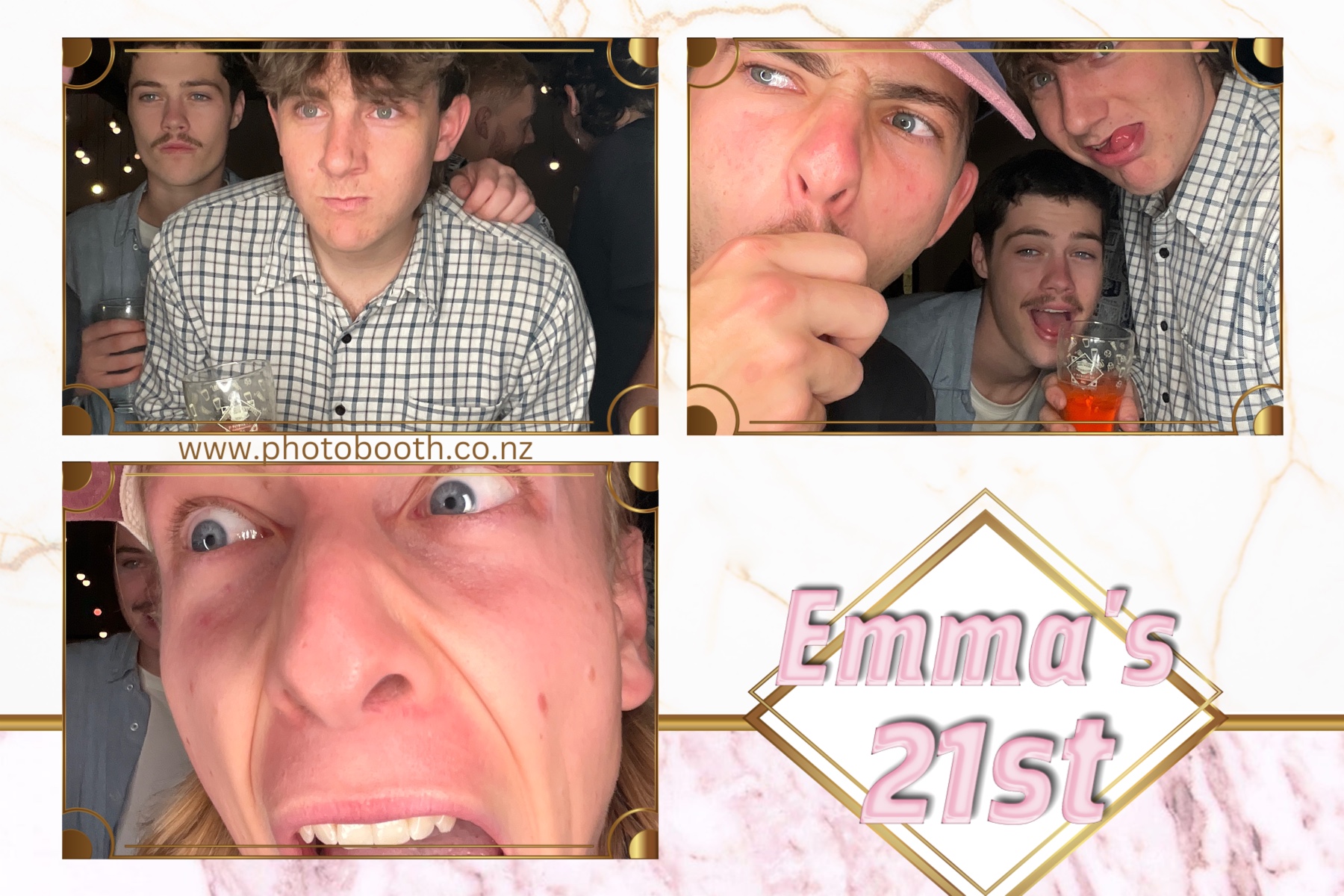 Emma 21st | View more photos from the event at gallery.photobooth.co.nz/u/SelfieCentral/Emma-21st