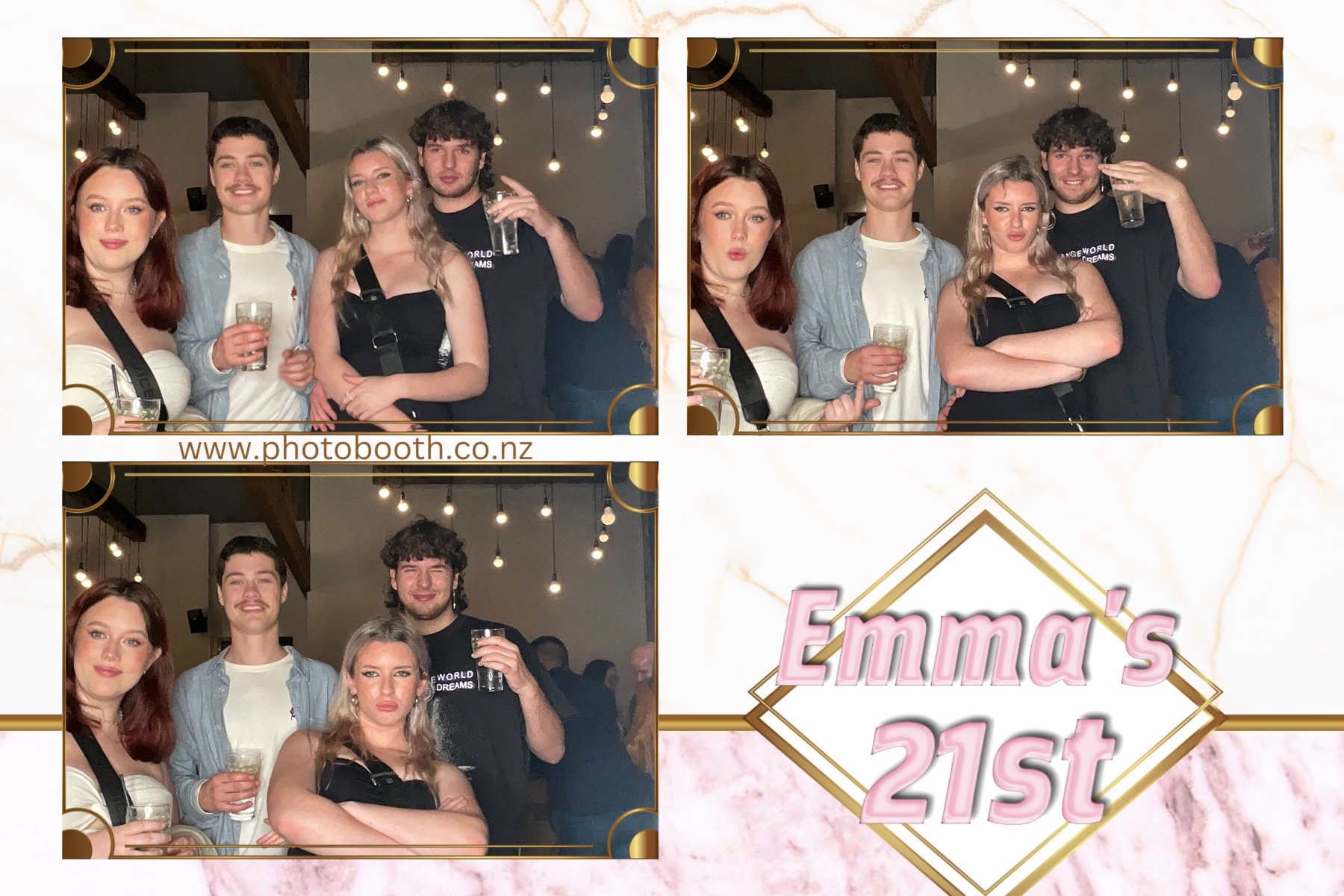Emma 21st | View more photos from the event at gallery.photobooth.co.nz/u/SelfieCentral/Emma-21st