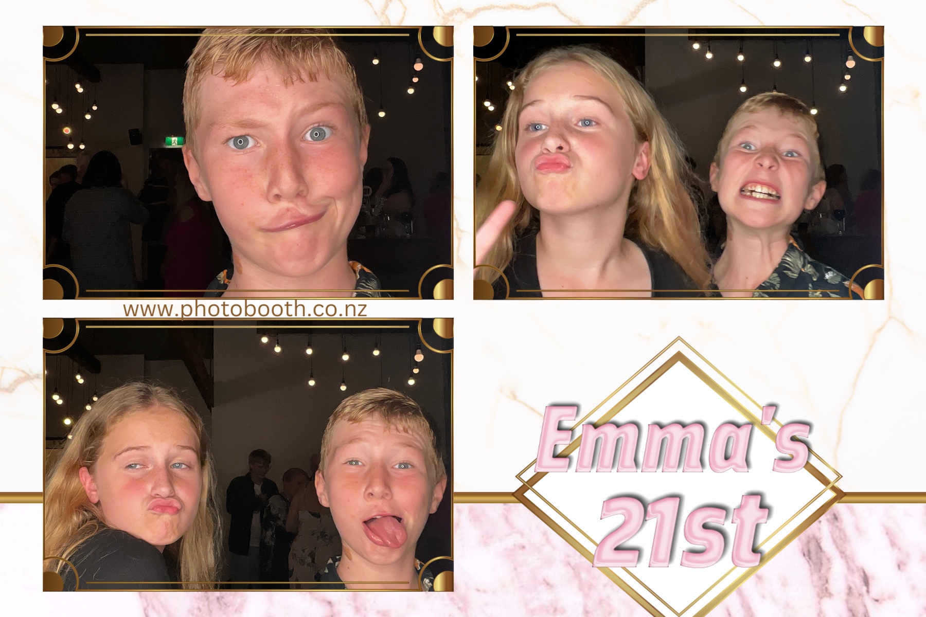 Emma 21st | View more photos from the event at gallery.photobooth.co.nz/u/SelfieCentral/Emma-21st
