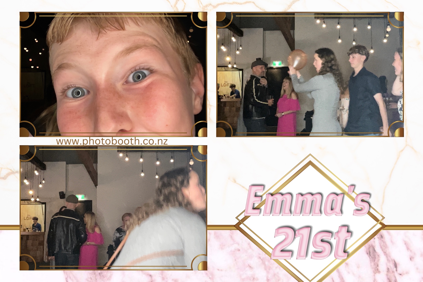 Emma 21st | View more photos from the event at gallery.photobooth.co.nz/u/SelfieCentral/Emma-21st