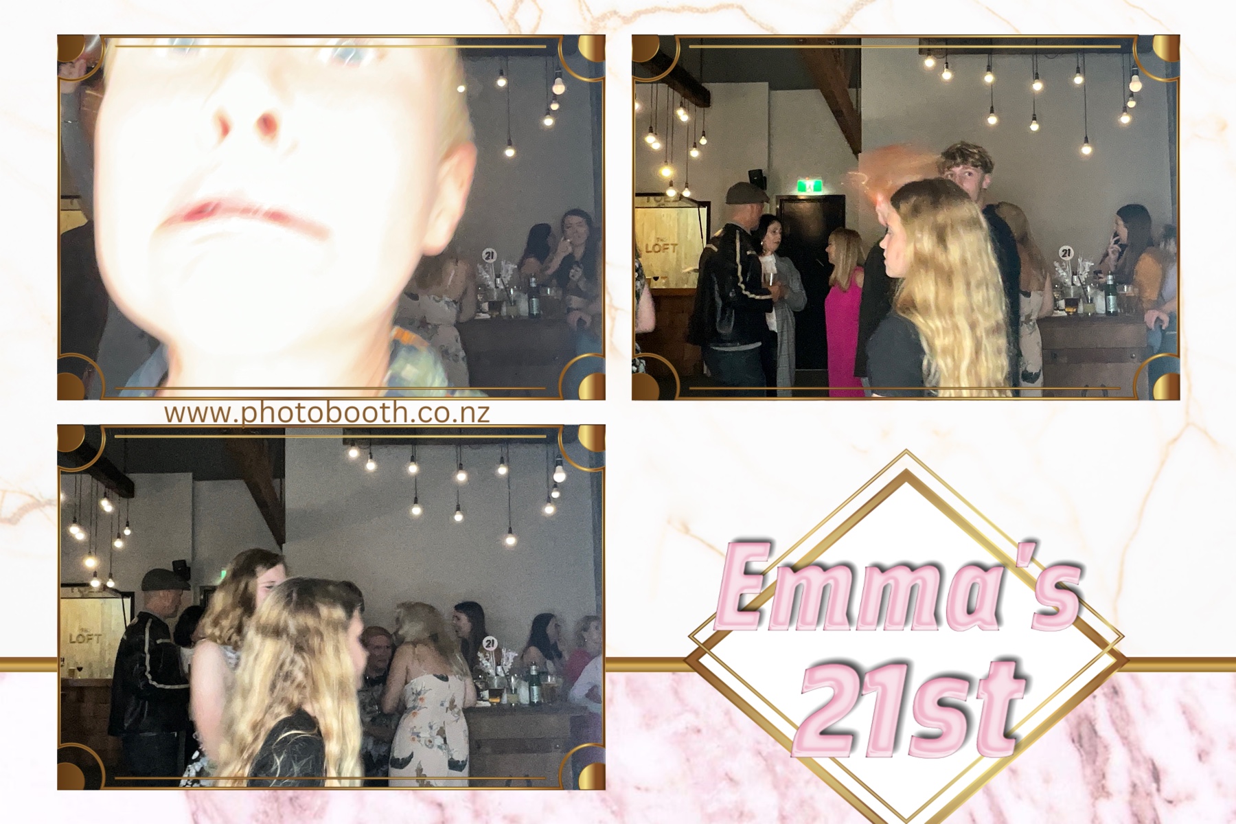 Emma 21st | View more photos from the event at gallery.photobooth.co.nz/u/SelfieCentral/Emma-21st