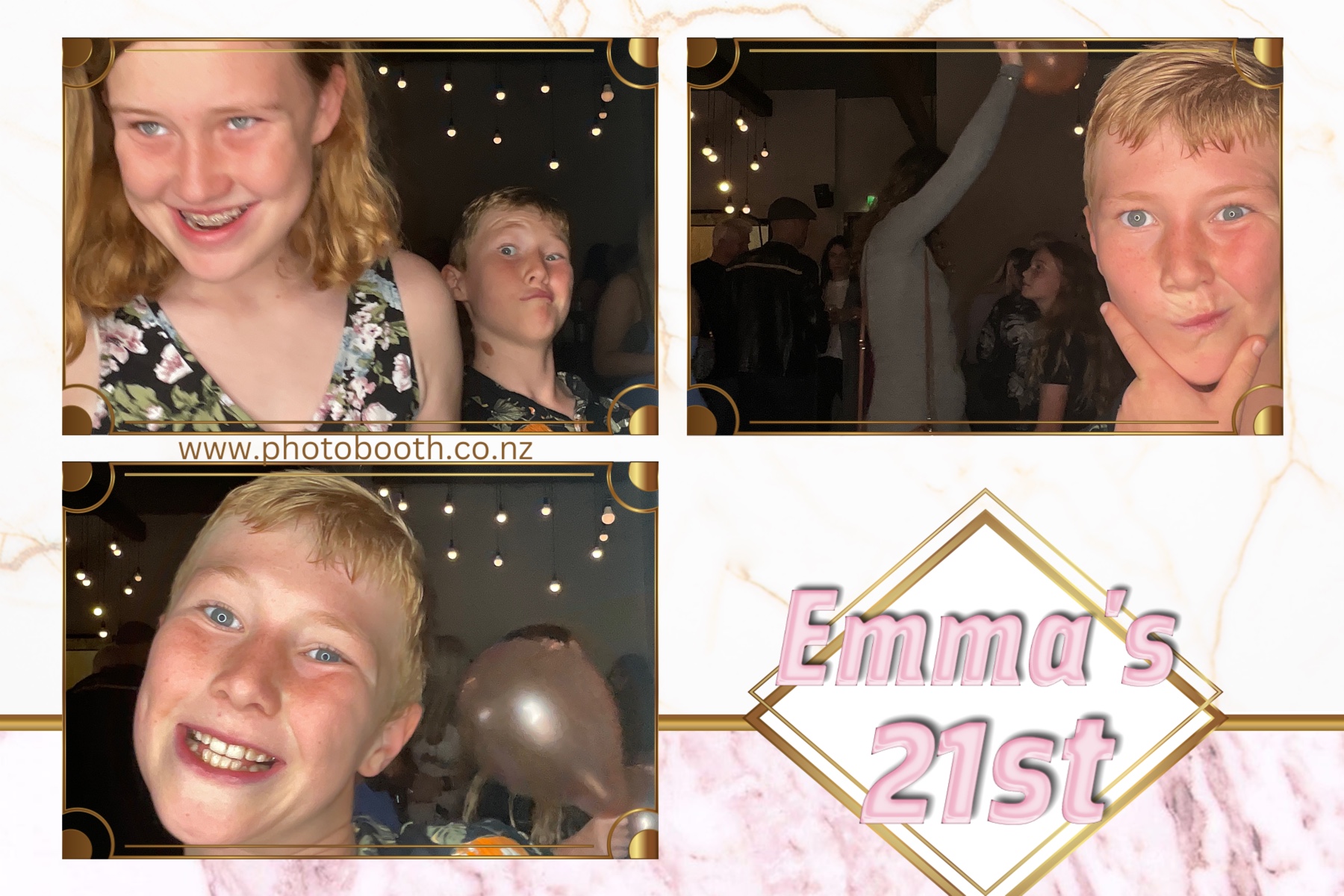 Emma 21st | View more photos from the event at gallery.photobooth.co.nz/u/SelfieCentral/Emma-21st