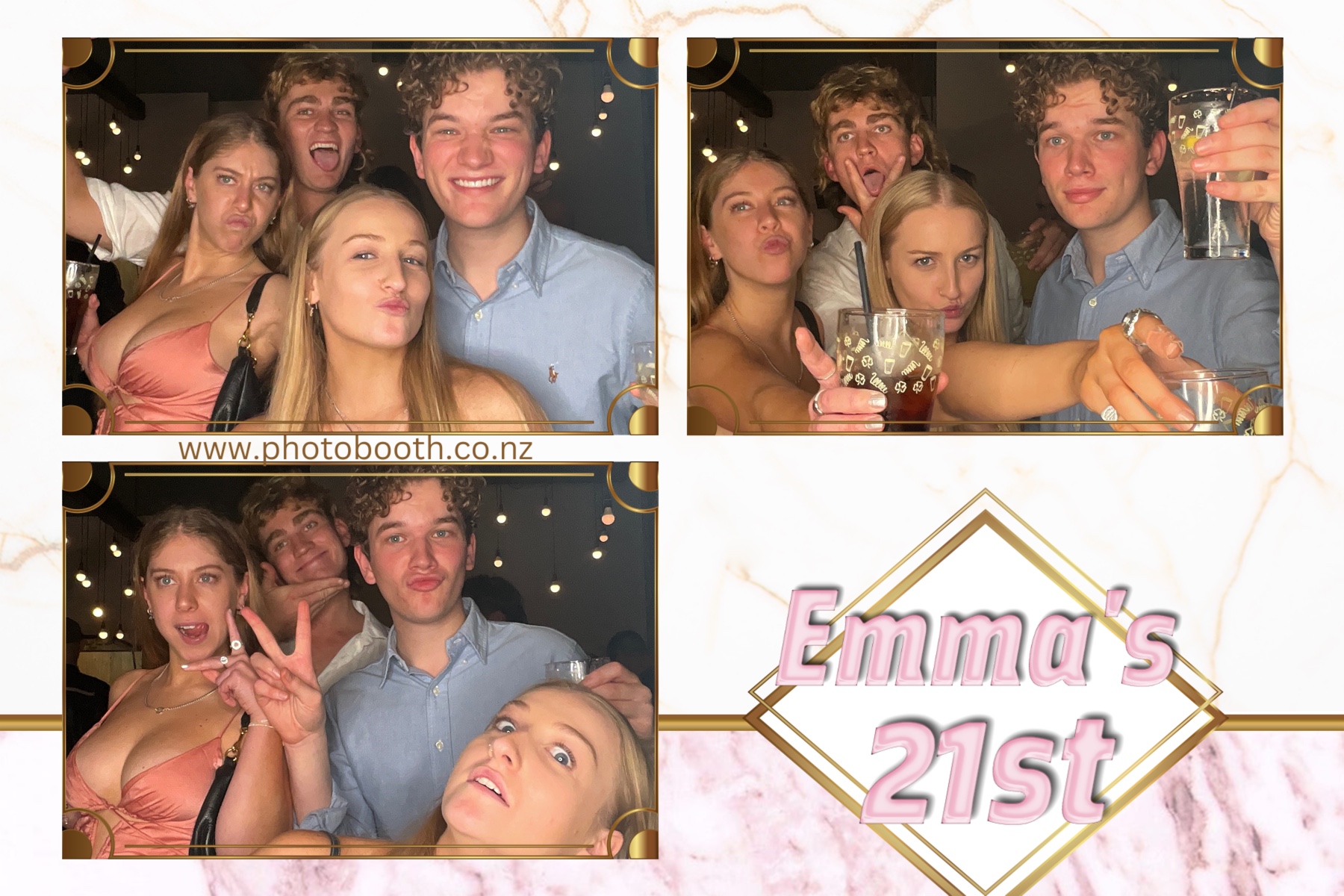 Emma 21st | View more photos from the event at gallery.photobooth.co.nz/u/SelfieCentral/Emma-21st