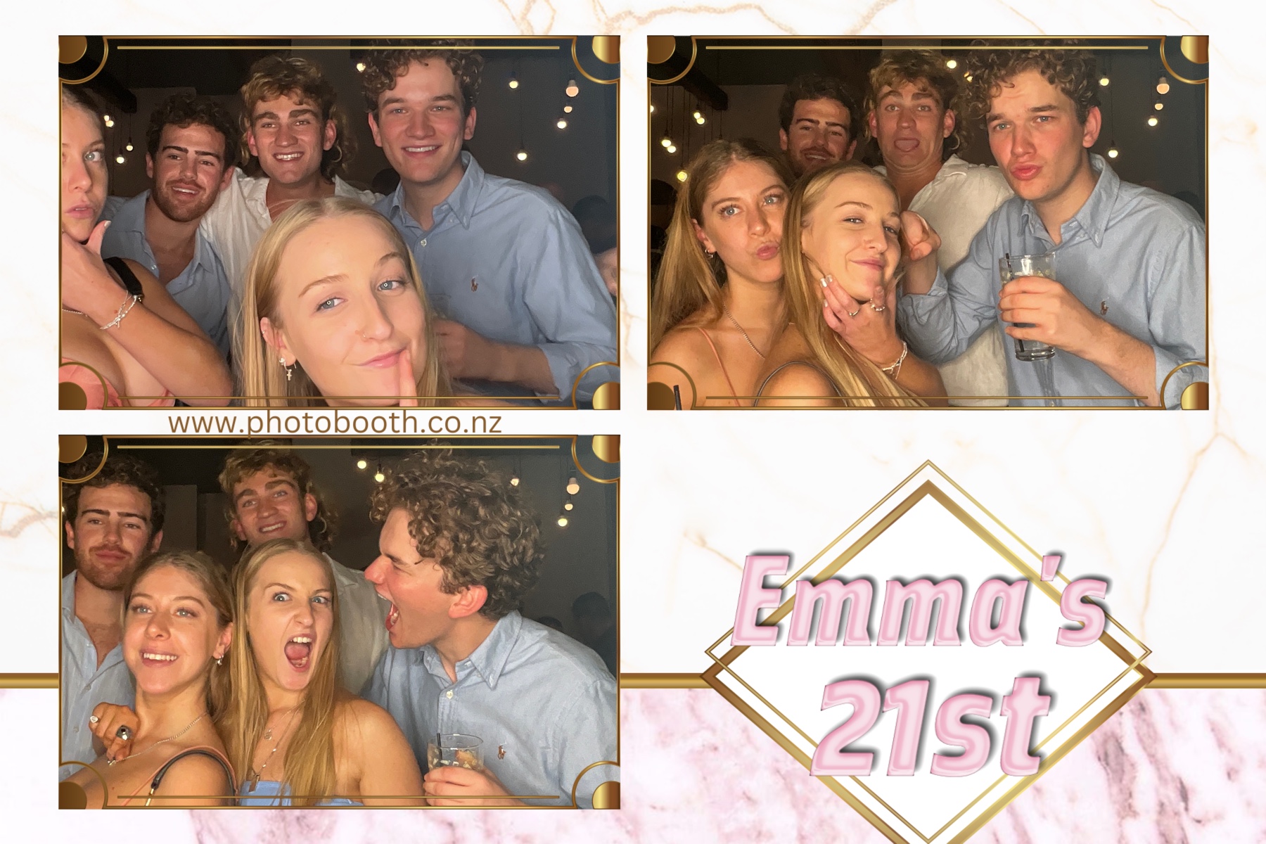 Emma 21st | View more photos from the event at gallery.photobooth.co.nz/u/SelfieCentral/Emma-21st