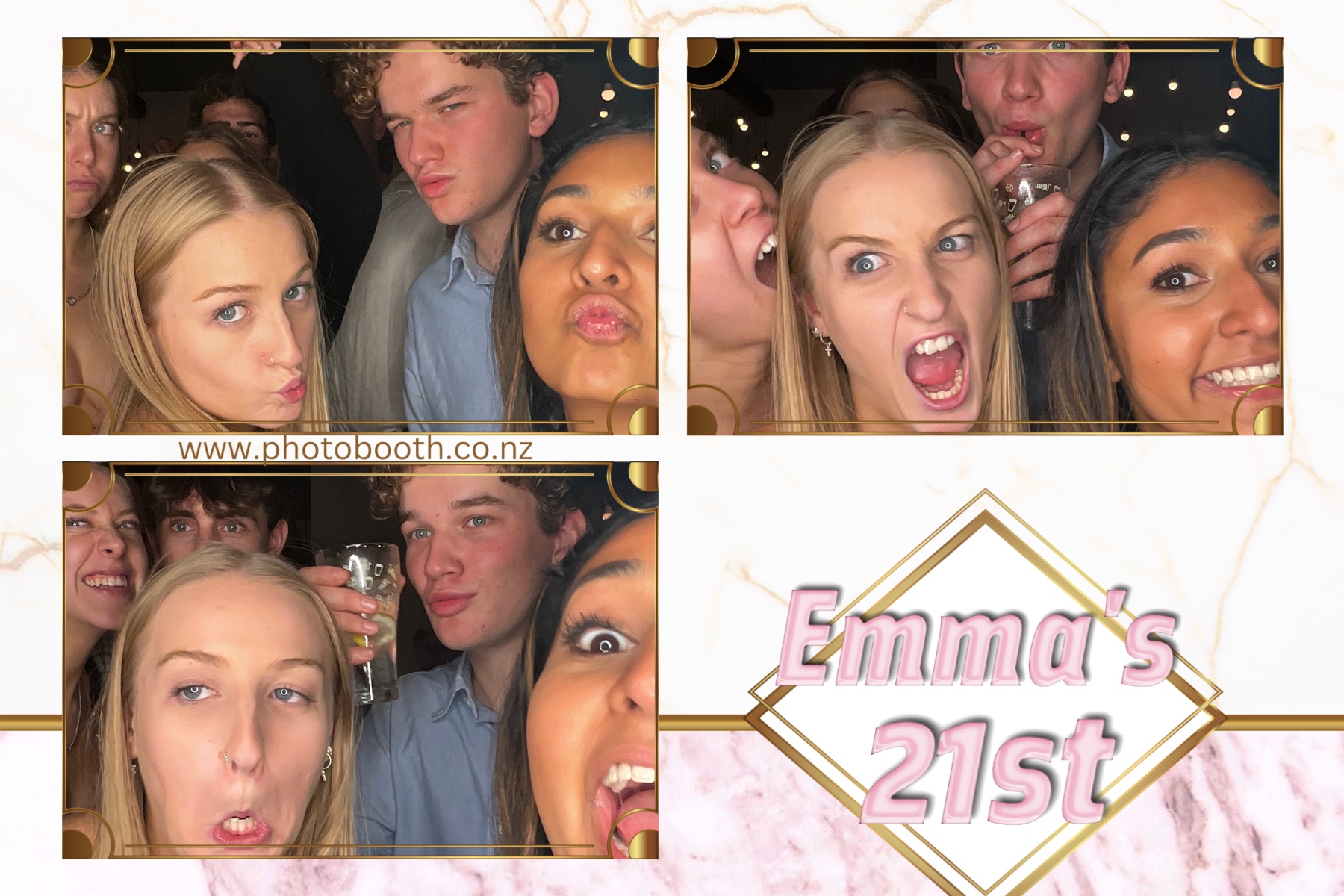 Emma 21st | View more photos from the event at gallery.photobooth.co.nz/u/SelfieCentral/Emma-21st