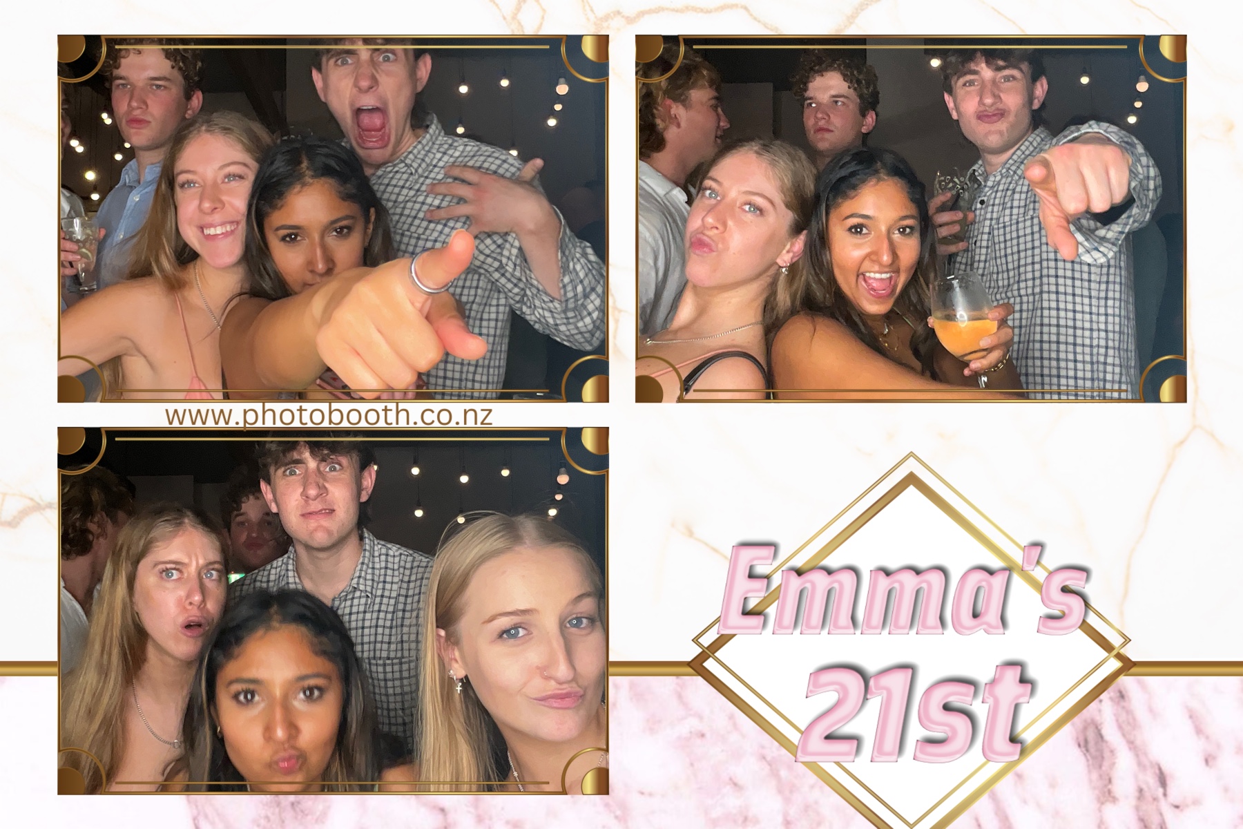 Emma 21st | View more photos from the event at gallery.photobooth.co.nz/u/SelfieCentral/Emma-21st
