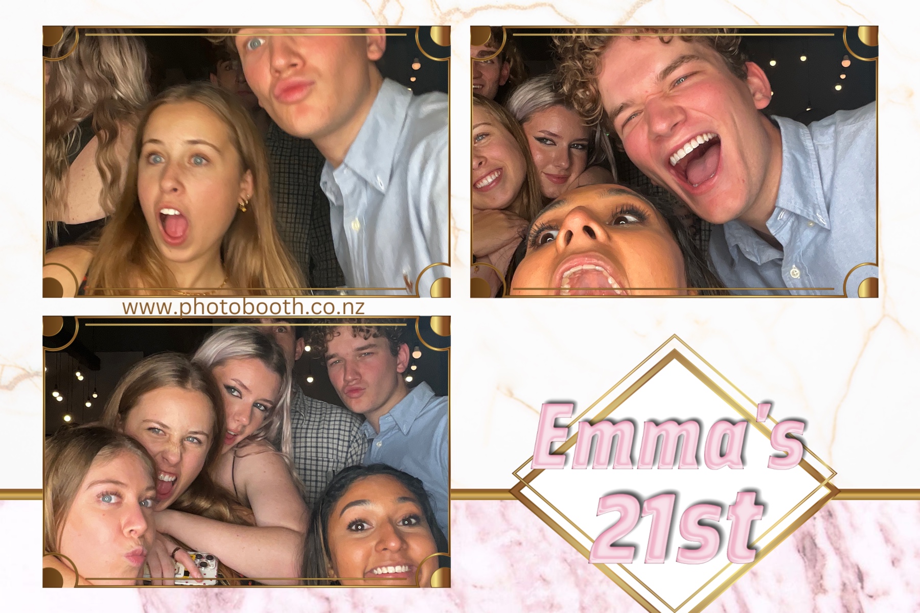 Emma 21st | View more photos from the event at gallery.photobooth.co.nz/u/SelfieCentral/Emma-21st