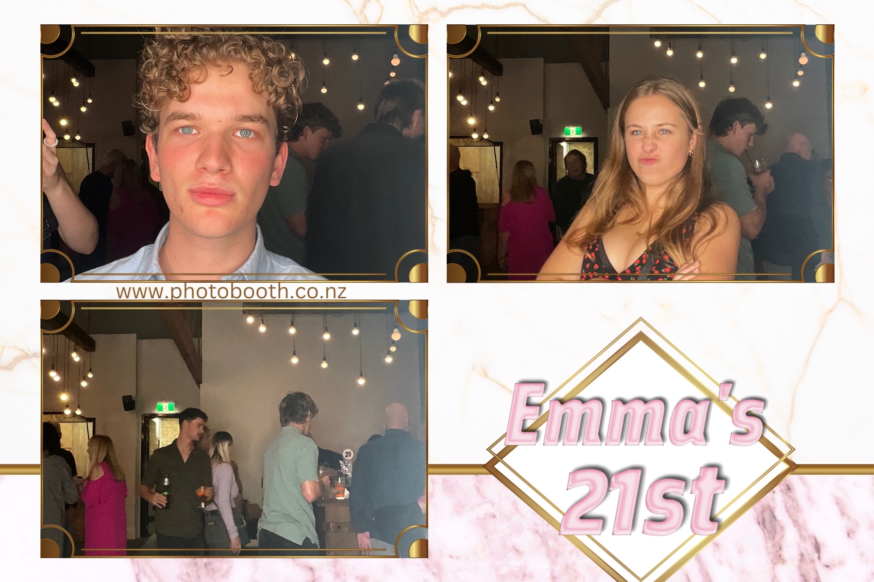 Emma 21st | View more photos from the event at gallery.photobooth.co.nz/u/SelfieCentral/Emma-21st