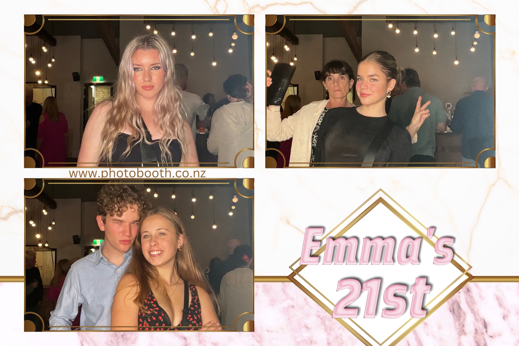 Emma 21st | View more photos from the event at gallery.photobooth.co.nz/u/SelfieCentral/Emma-21st