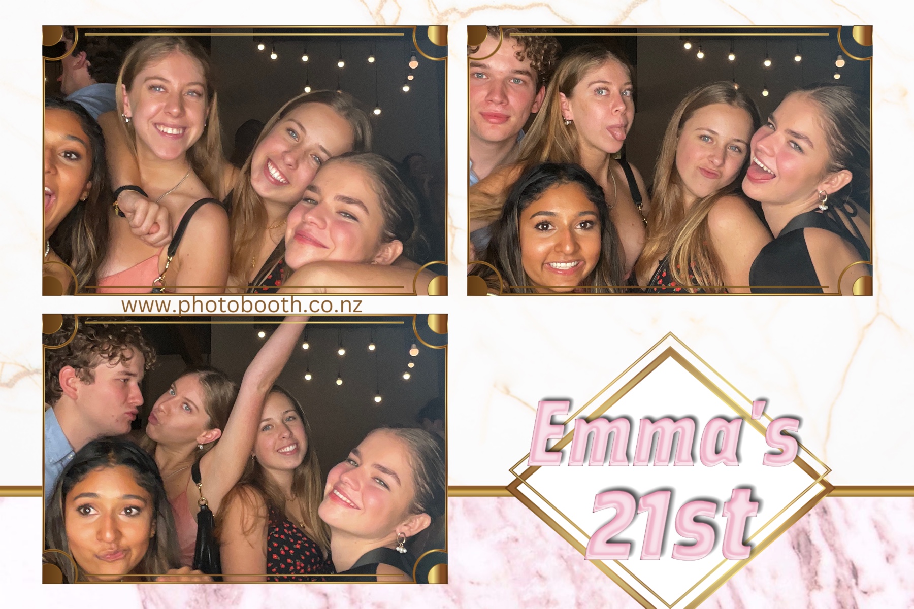 Emma 21st | View more photos from the event at gallery.photobooth.co.nz/u/SelfieCentral/Emma-21st