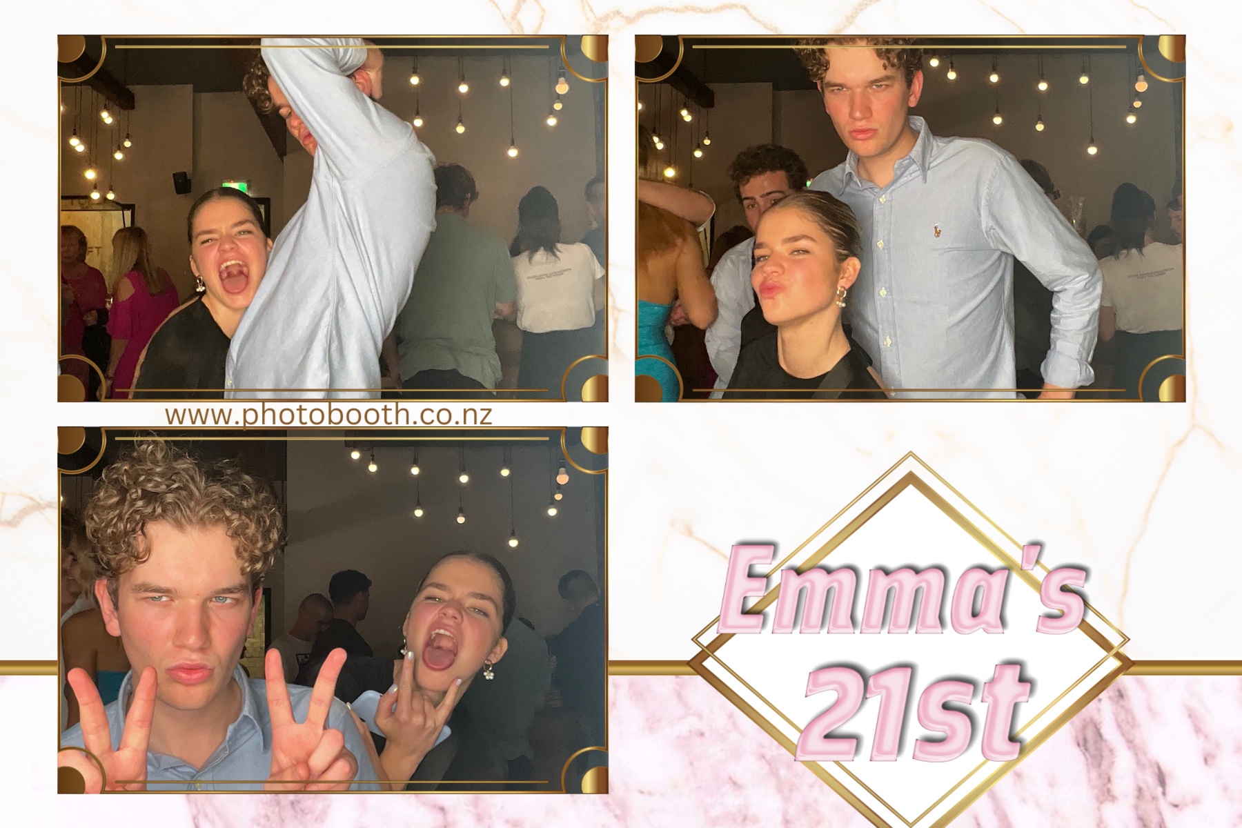 Emma 21st | View more photos from the event at gallery.photobooth.co.nz/u/SelfieCentral/Emma-21st