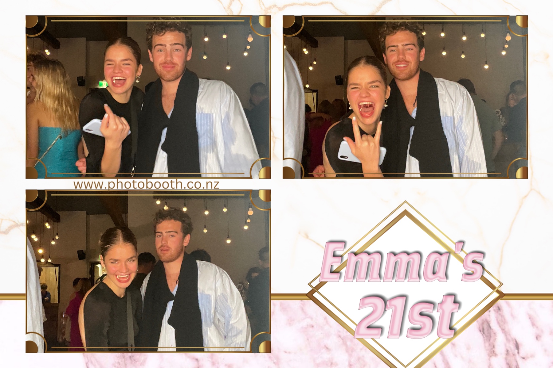 Emma 21st | View more photos from the event at gallery.photobooth.co.nz/u/SelfieCentral/Emma-21st
