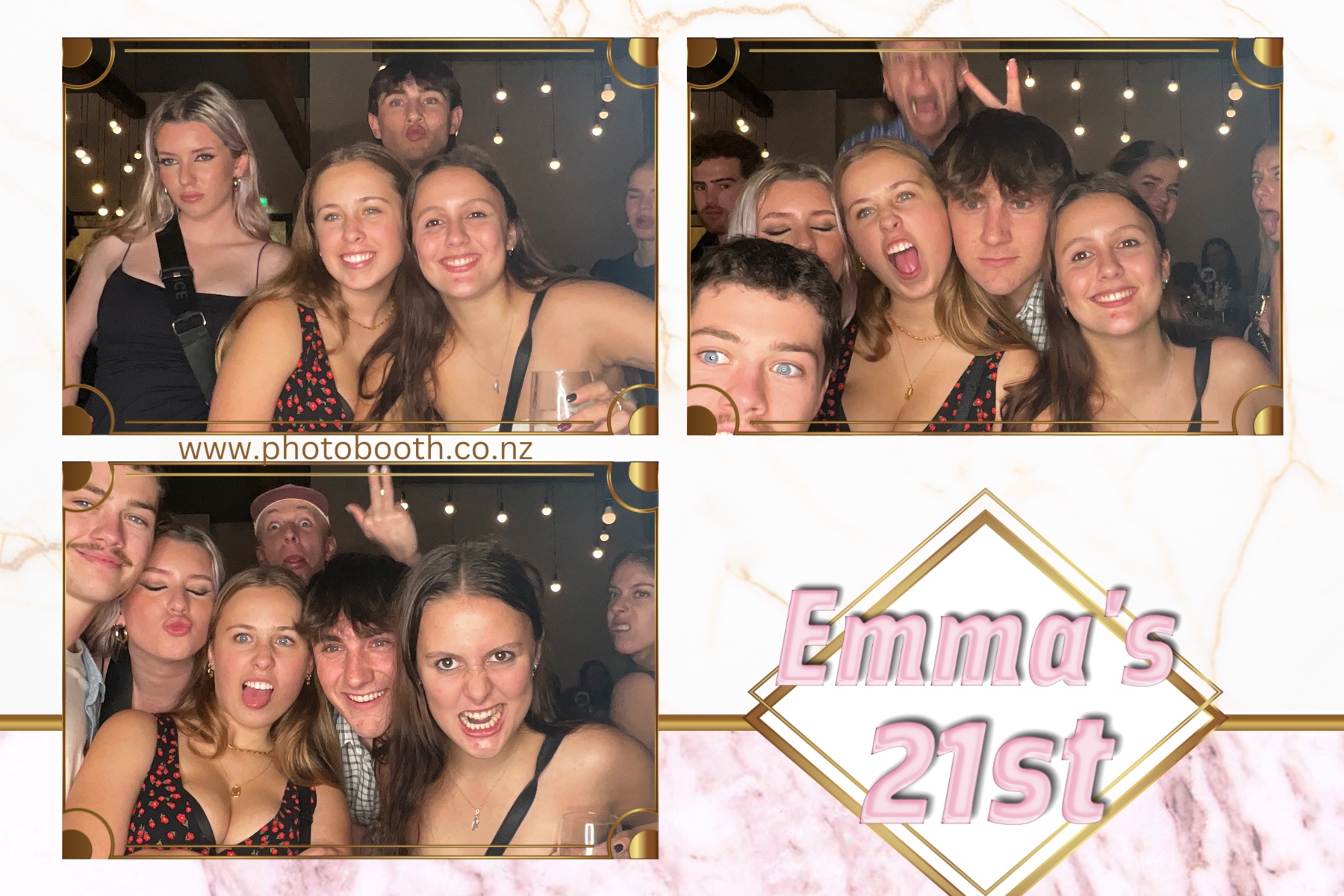 Emma 21st | View more photos from the event at gallery.photobooth.co.nz/u/SelfieCentral/Emma-21st