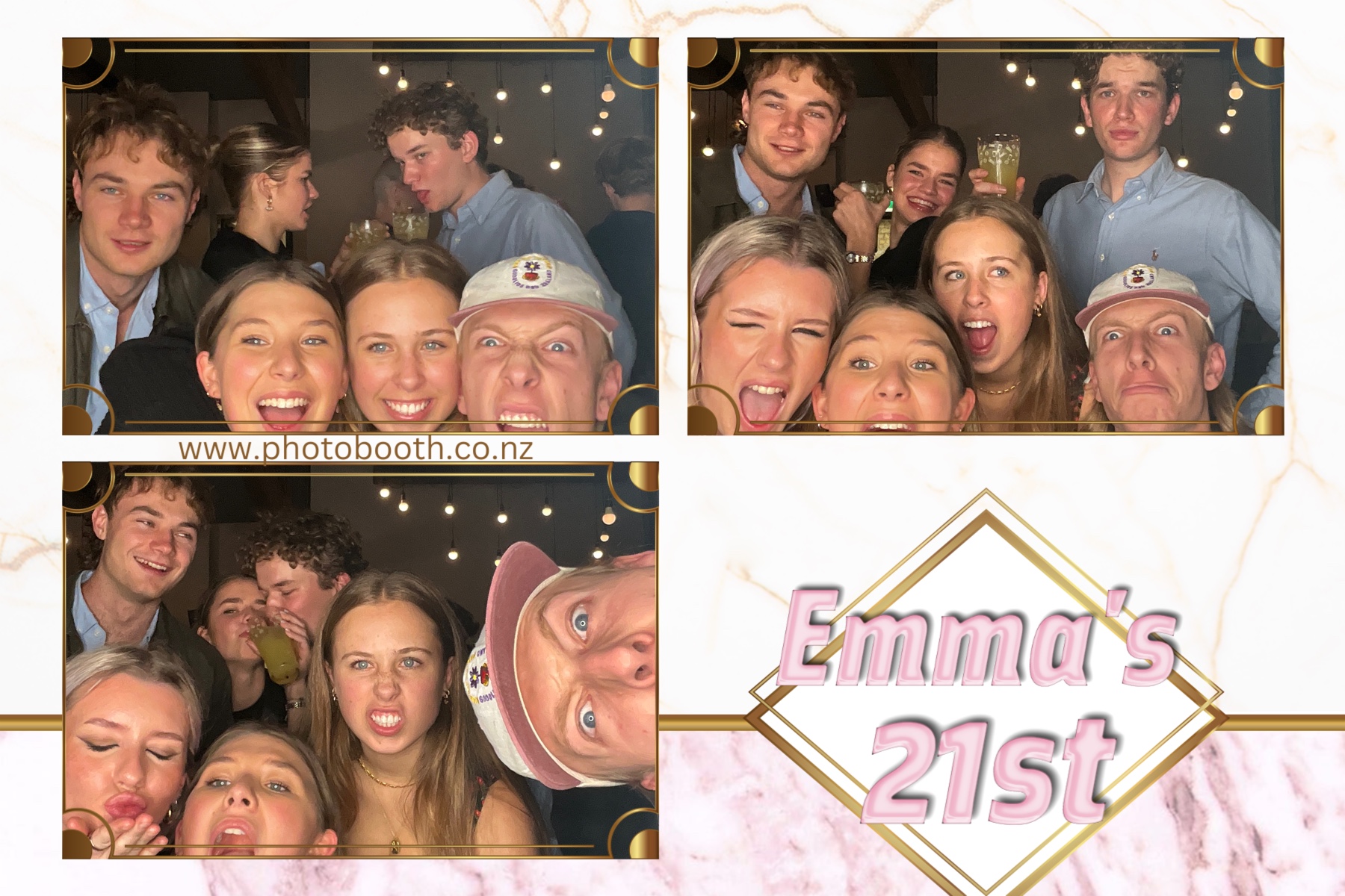 Emma 21st | View more photos from the event at gallery.photobooth.co.nz/u/SelfieCentral/Emma-21st