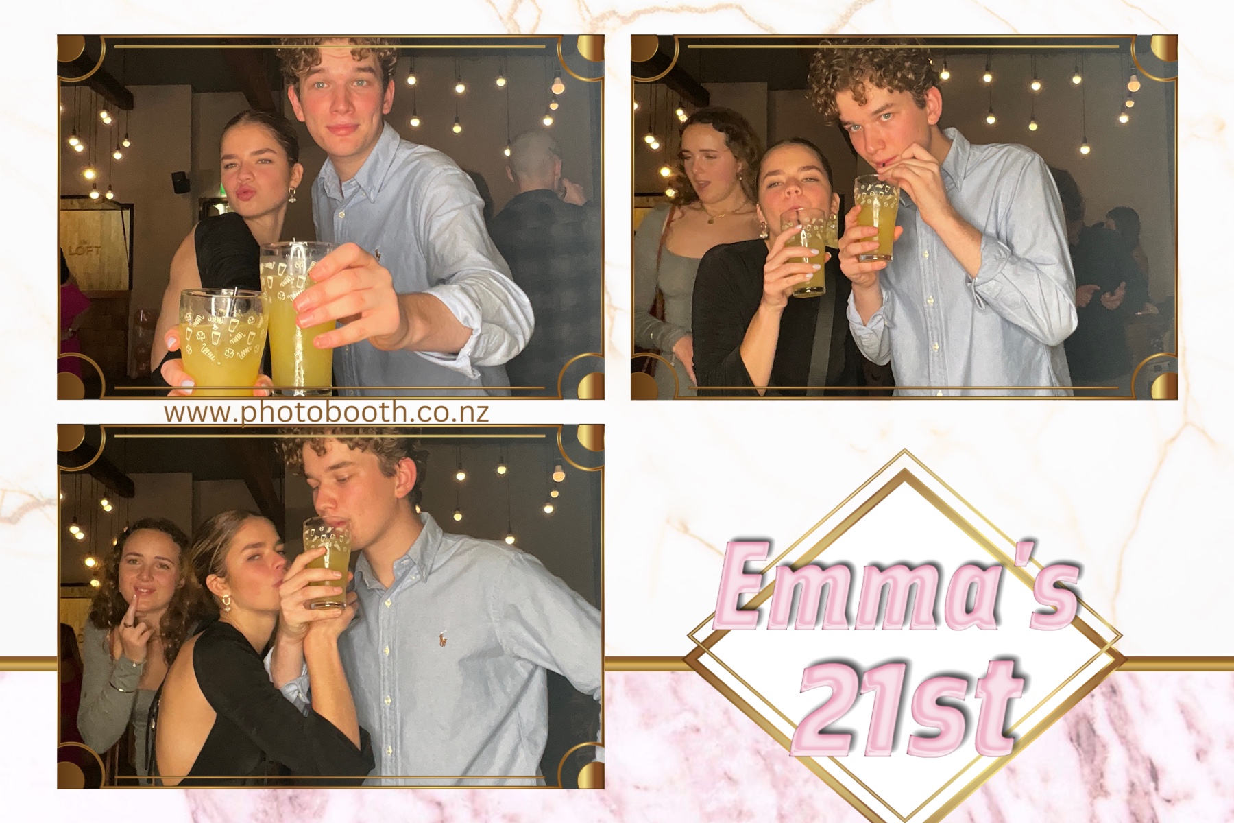Emma 21st | View more photos from the event at gallery.photobooth.co.nz/u/SelfieCentral/Emma-21st