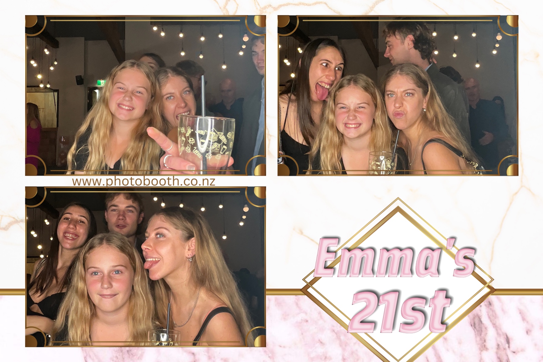 Emma 21st | View more photos from the event at gallery.photobooth.co.nz/u/SelfieCentral/Emma-21st