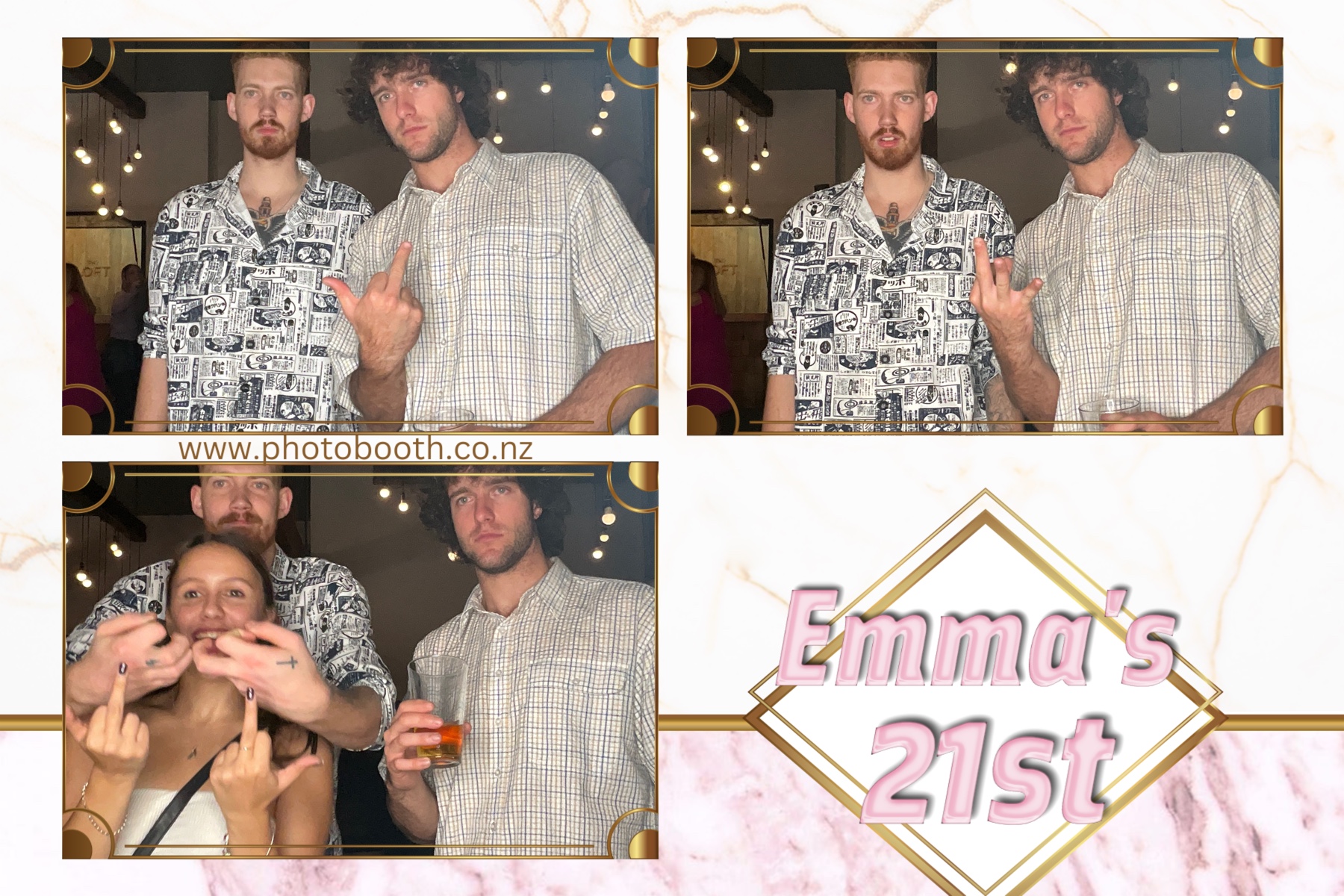 Emma 21st | View more photos from the event at gallery.photobooth.co.nz/u/SelfieCentral/Emma-21st