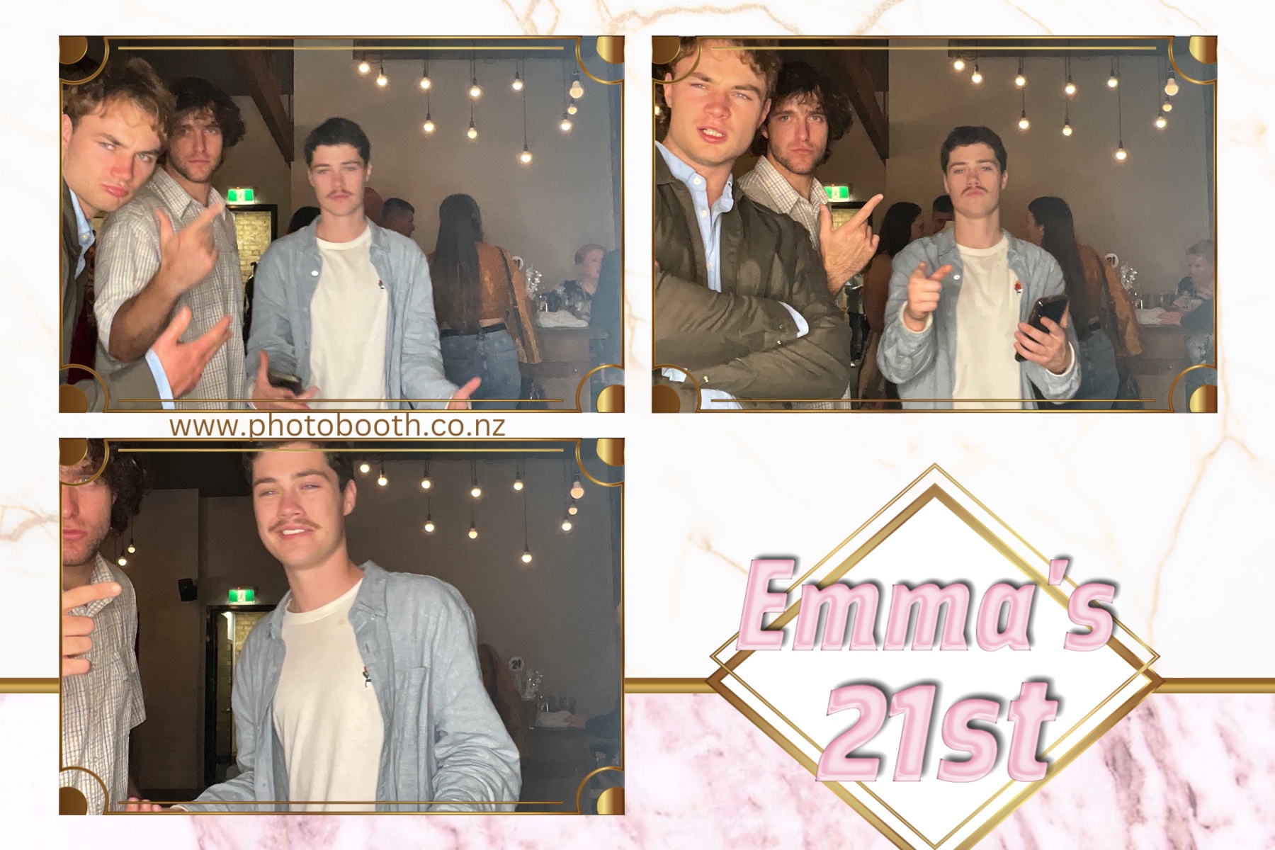 Emma 21st | View more photos from the event at gallery.photobooth.co.nz/u/SelfieCentral/Emma-21st