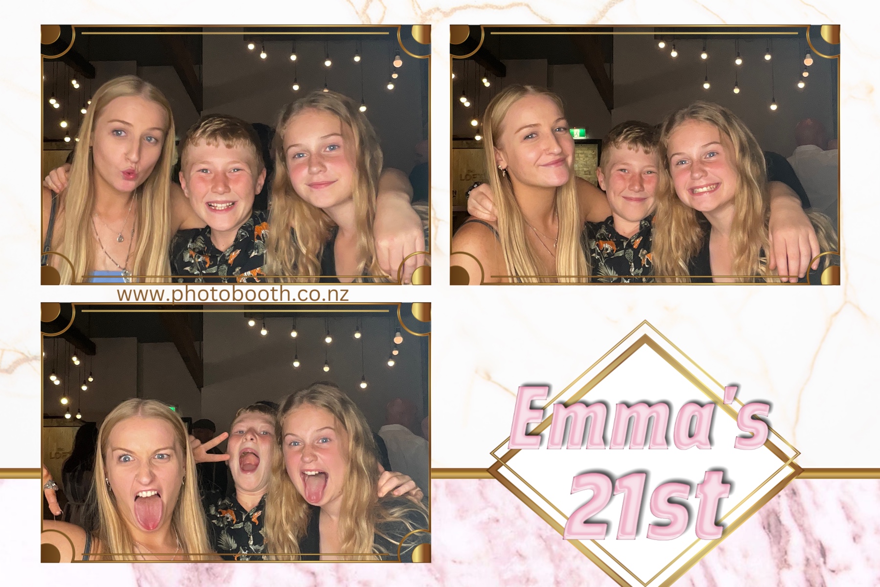 Emma 21st | View more photos from the event at gallery.photobooth.co.nz/u/SelfieCentral/Emma-21st